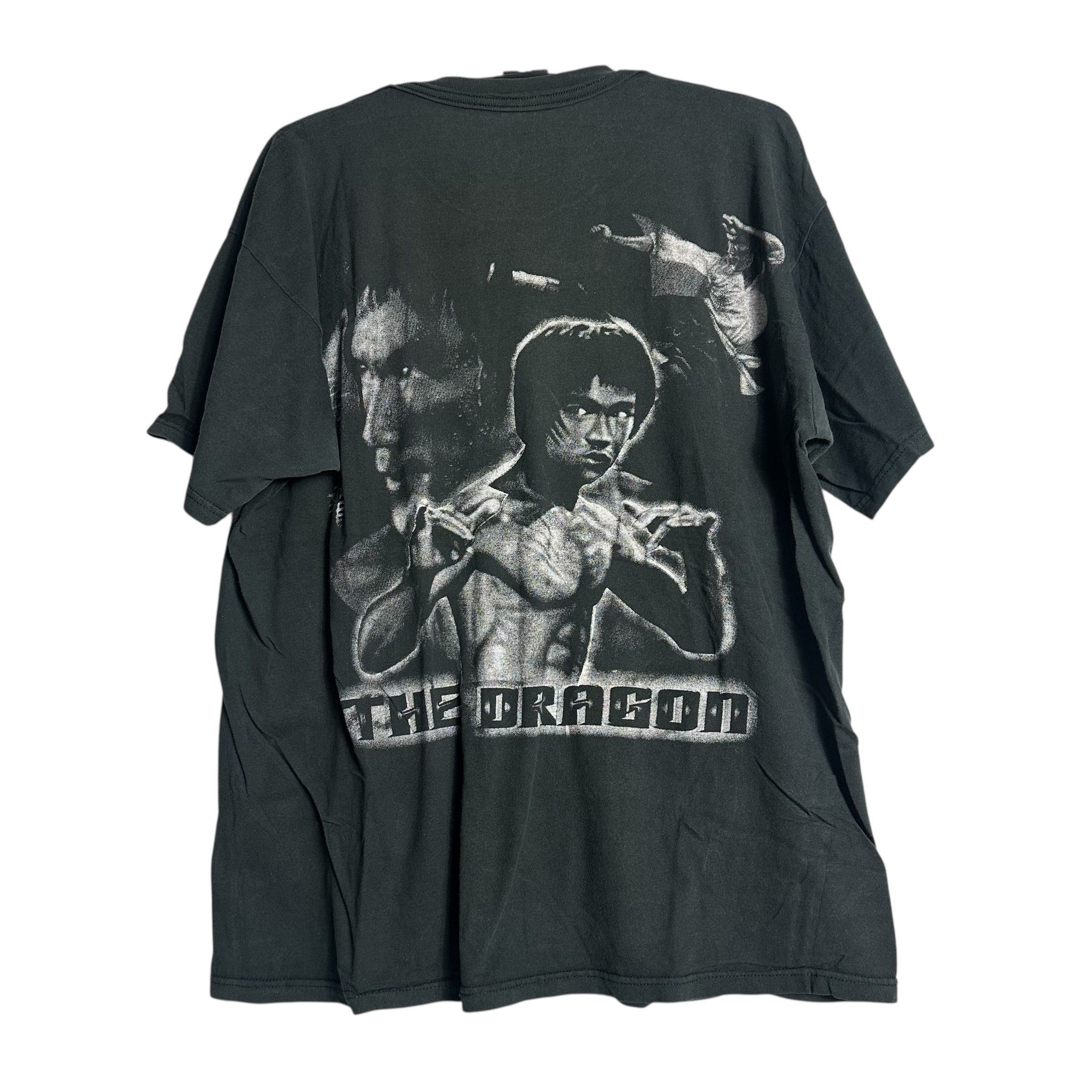 Vintage 🔥RARE🔥Vintage Bruce Lee The Dragon OVP Backhit T-shirt Size US XL / EU 56 / 4 - 1 Thumbnail