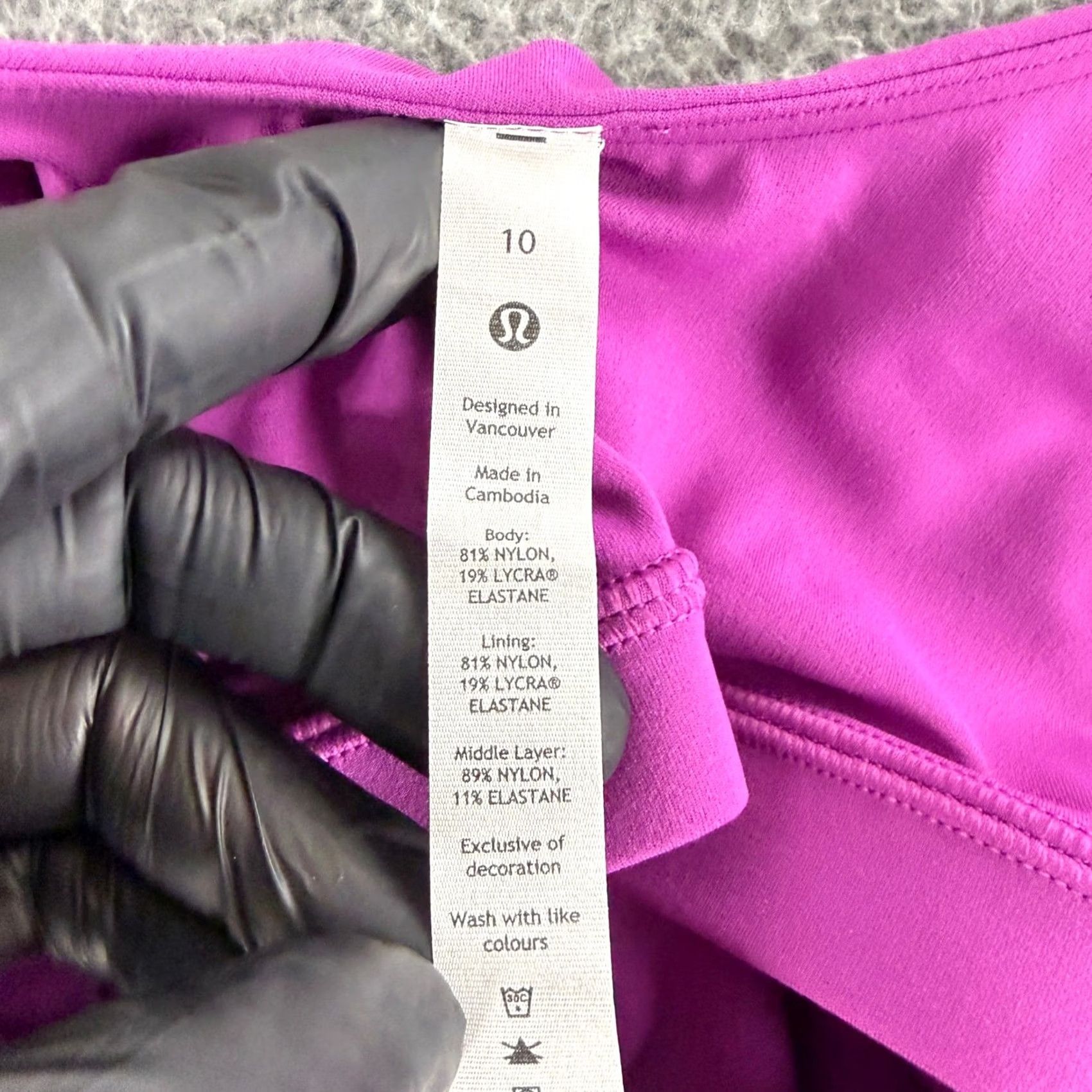 Lululemon Lululemon Align High Neck Tank Top Women 10 Vivid Plum Cropped Yoga Nulu Size L / US 10 / IT 46 - 7 Thumbnail