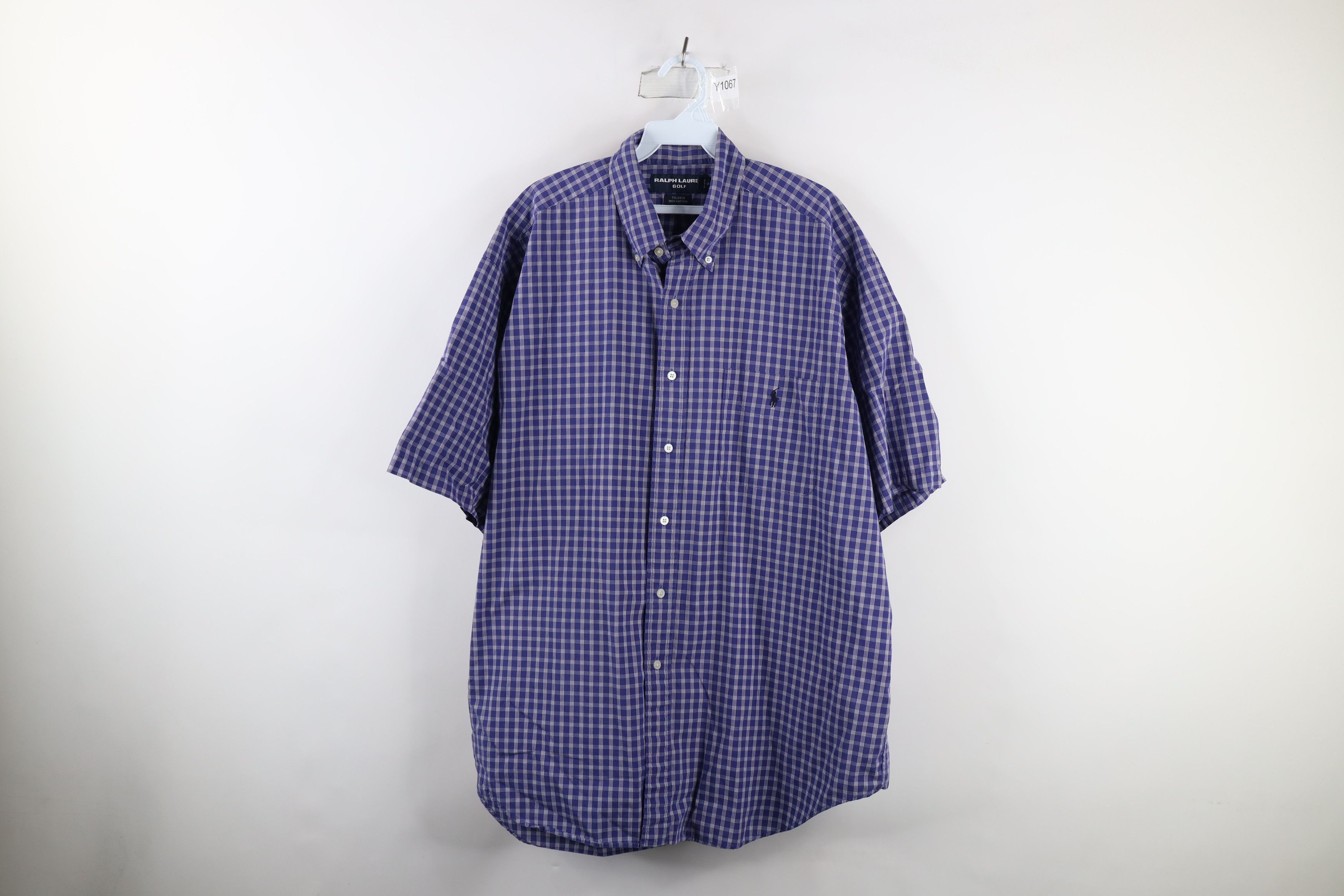 Ralph Lauren Vintage 90s Polo Golf Ralph Lauren Short Sleeve Shirt USA Size US XL / EU 56 / 4 - 1 Thumbnail