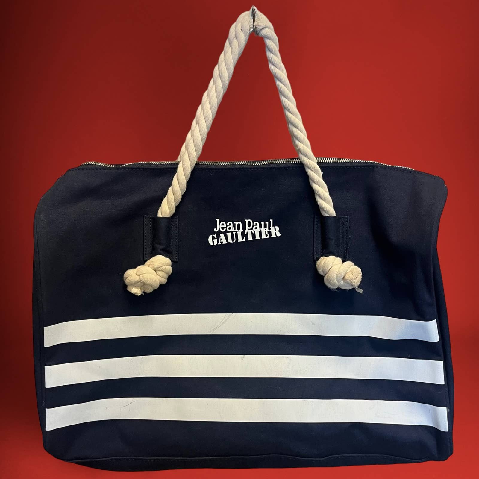 Jean Paul Gaultier Jean Paul Gaultier Rope Handle Beach Bag | Grailed