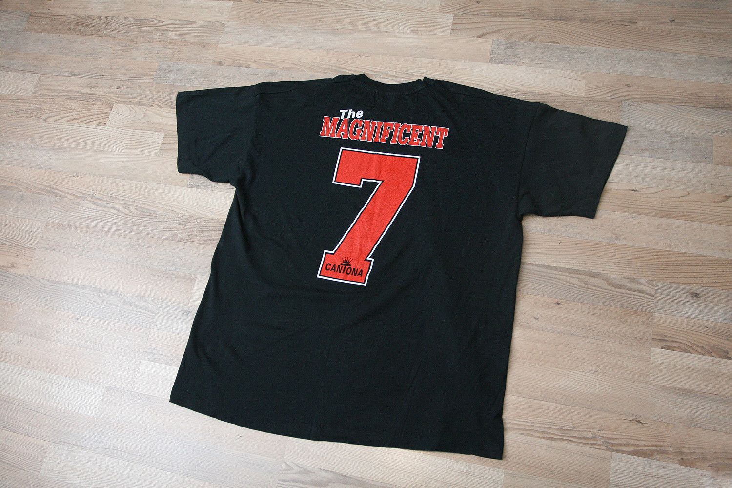 Vintage Vintage 90s Eric Cantona Manchester United Single Stitch tee Size US XL / EU 56 / 4 - 5 Thumbnail