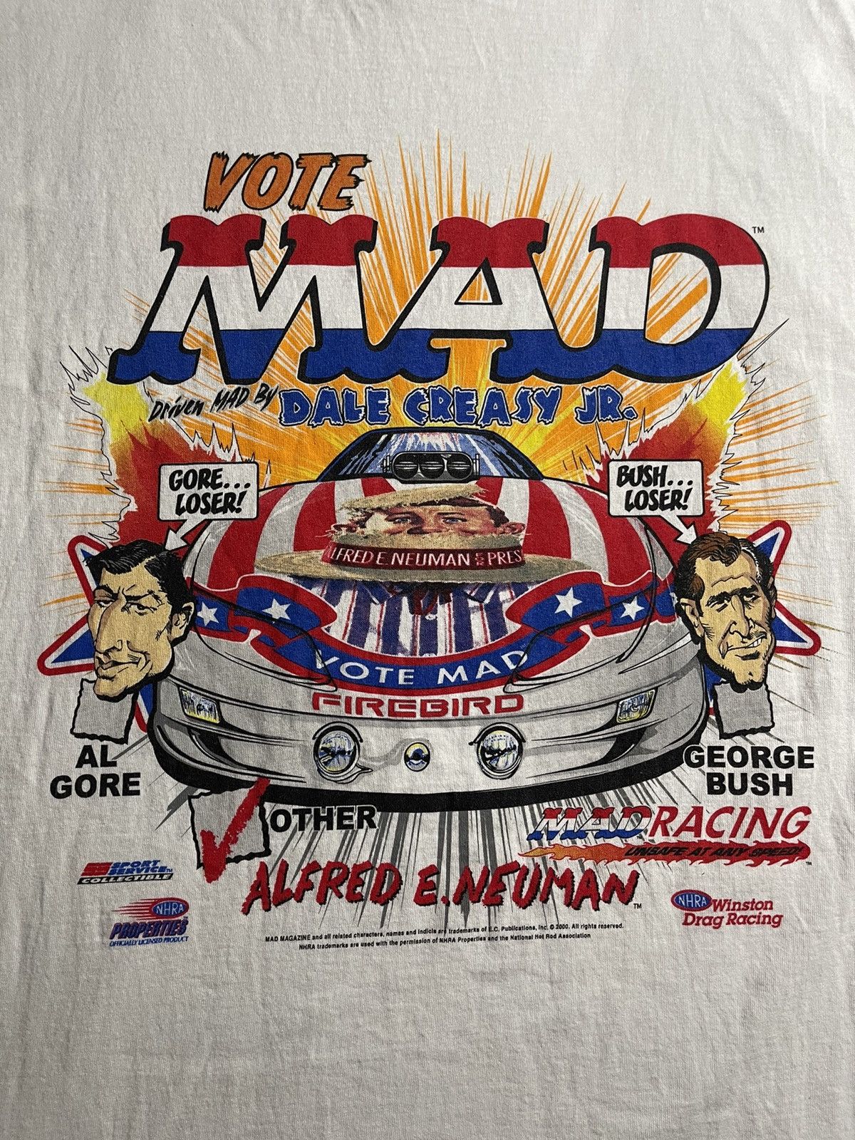 Jerzees VOTE MAD NHRA T-shirt Size US XL / EU 56 / 4 - 6 Thumbnail