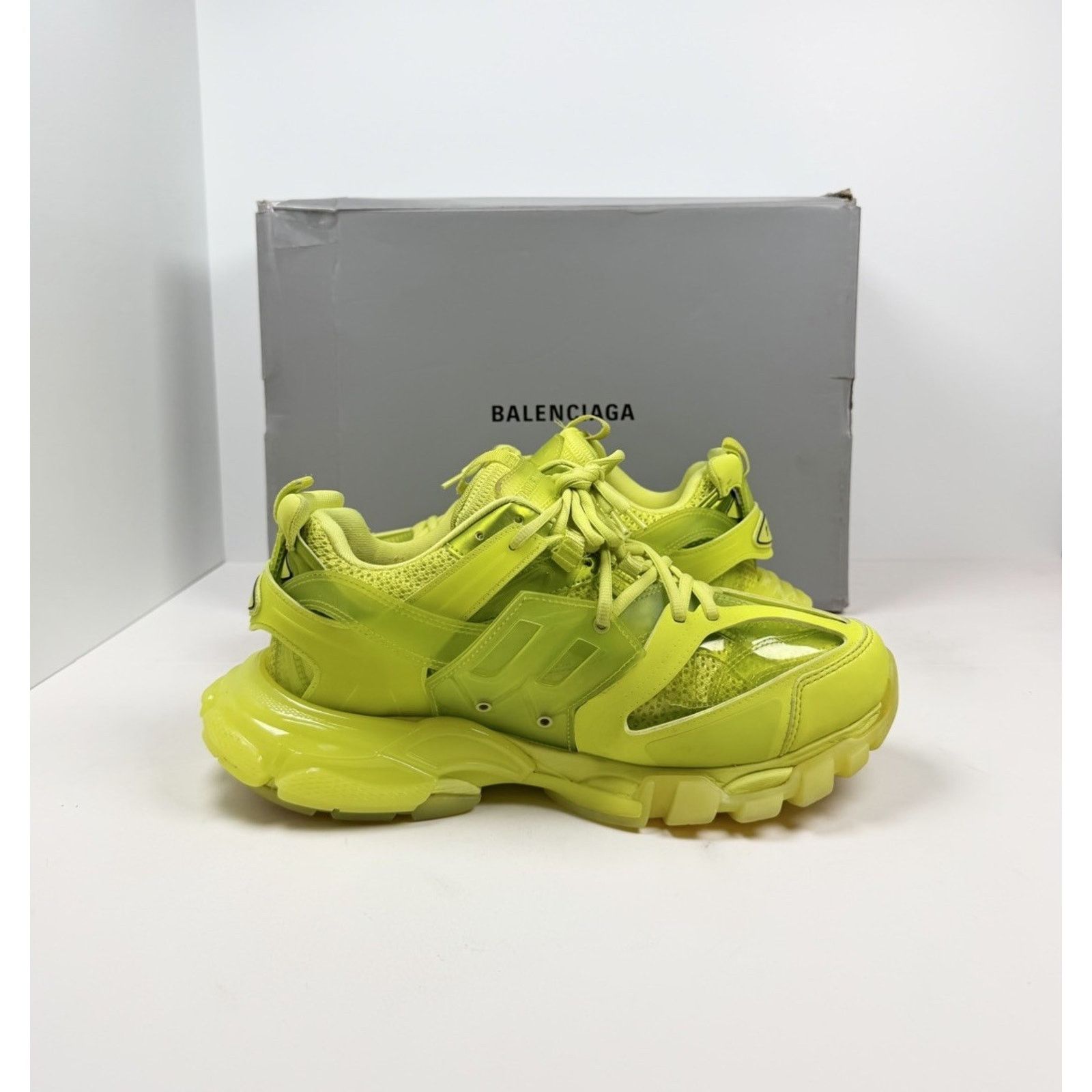Balenciaga Size 42EU/9US - Balenciaga Track Neon Sneakers Size US 9 / EU 42 - 5 Thumbnail