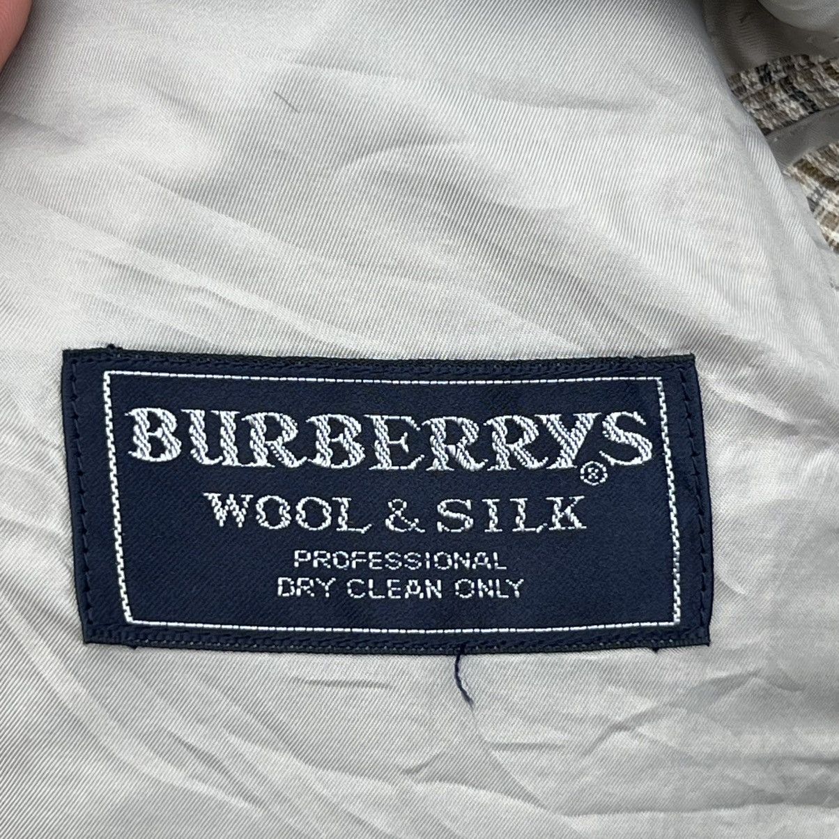 Burberry “BURBERRY” WOOL & SILK YELLOW BLAZER Size 42R - 14 Thumbnail