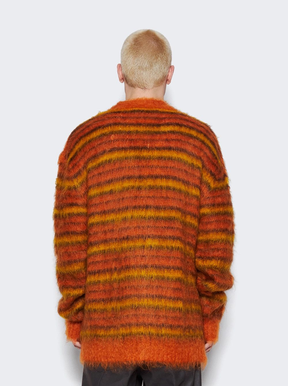 Marni o1mle0126 Mohair Cardigan Lobster in Multicolor Size US M / EU 48-50 / 2 - 4 Thumbnail