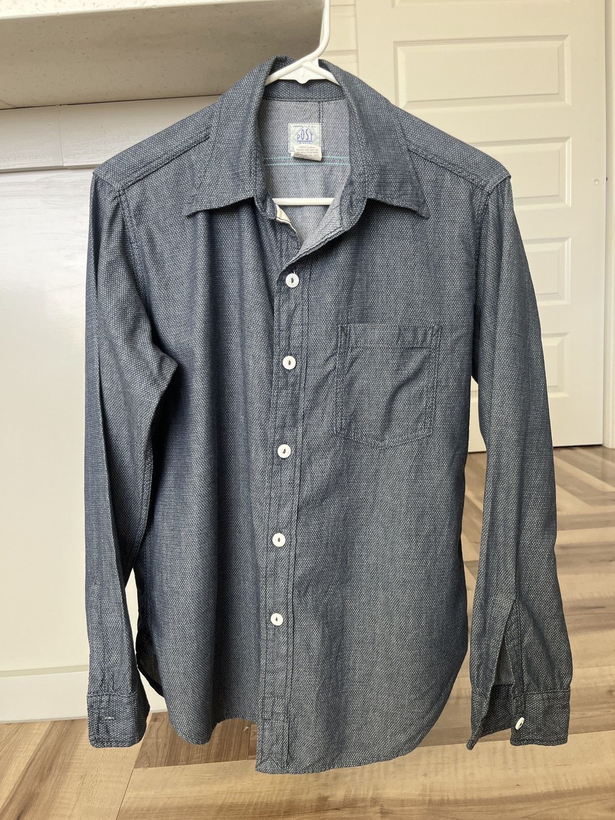 Post Overalls Post Overalls blue long sleeve shirt Size US M / EU 48-50 / 2 - 1 Thumbnail