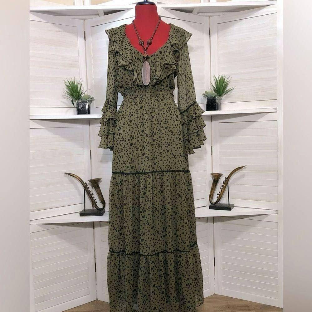 chinese dress ladies Misa Los Angeles Negine Dress Palmarei Blooms Mix