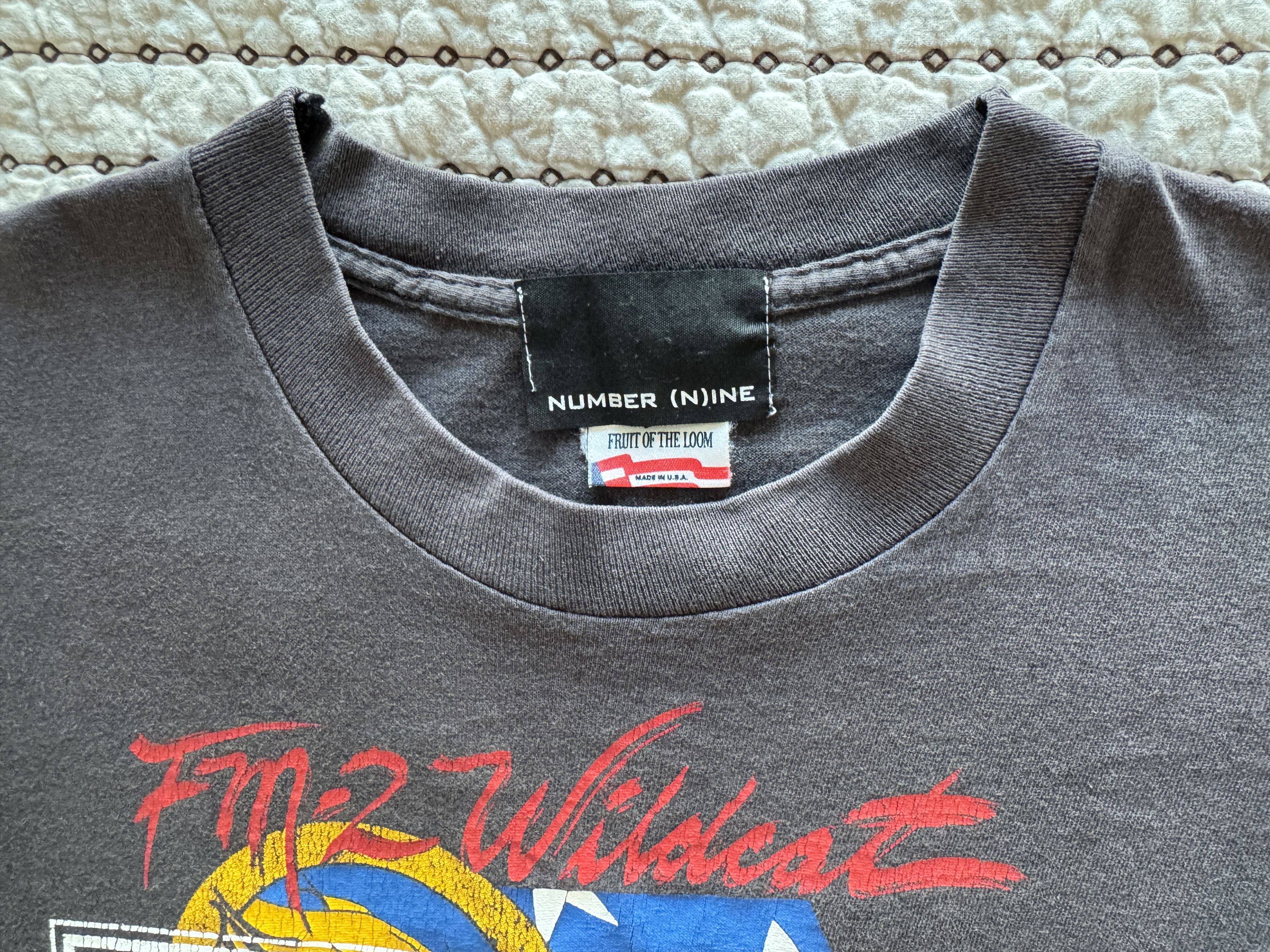 NANO universe × Number (N)ine NUMBER (N)INE X NANO UNIVERSE FM WILDCAT T-SHIRT LARGE Size US L / EU 52-54 / 3 - 10 Thumbnail