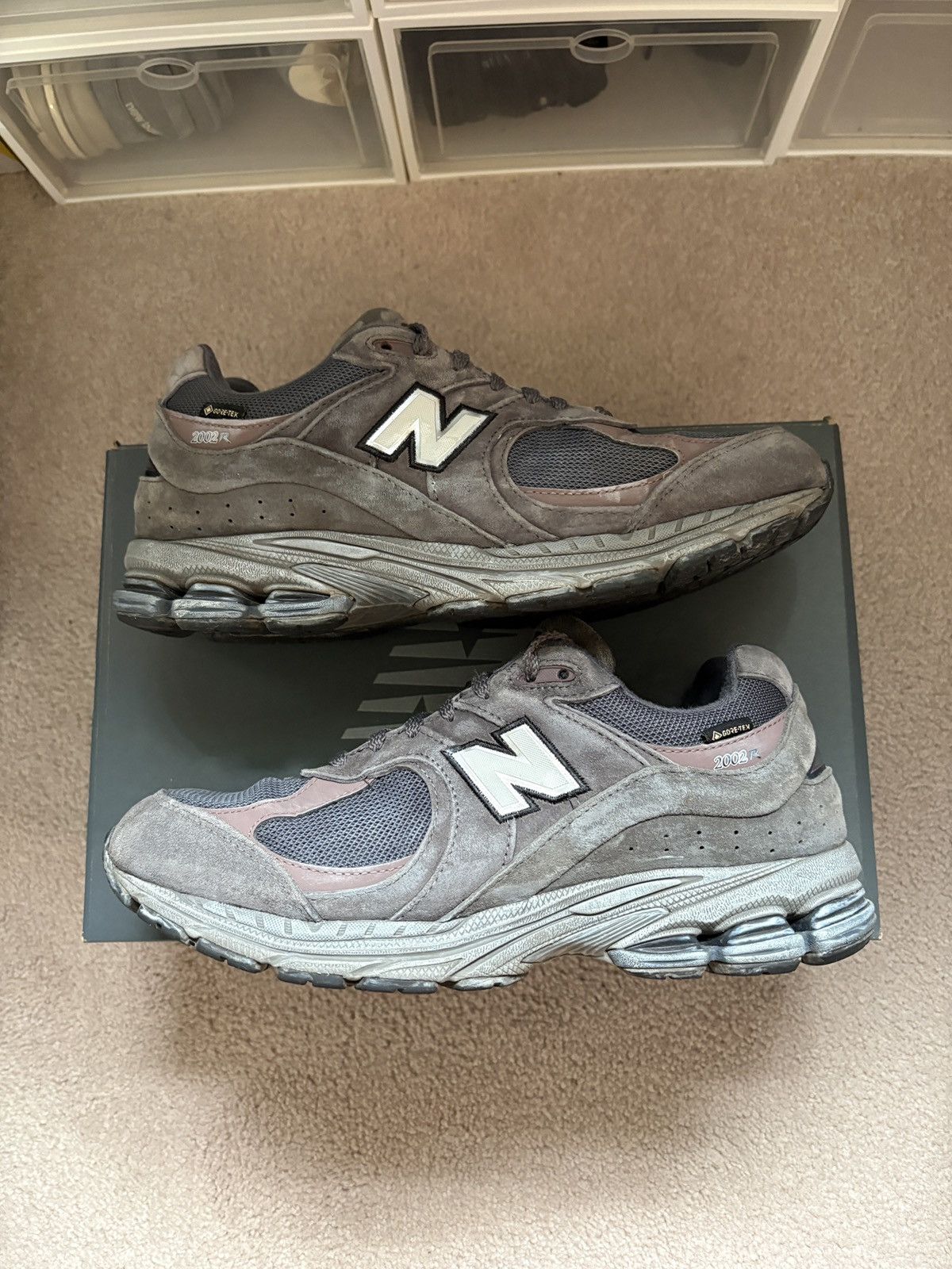New Balance Size 8.5 - New Balance 2002R GORE-TEX Magnet Mood Indigo Size US 8.5 / EU 41-42 - 2 Thumbnail