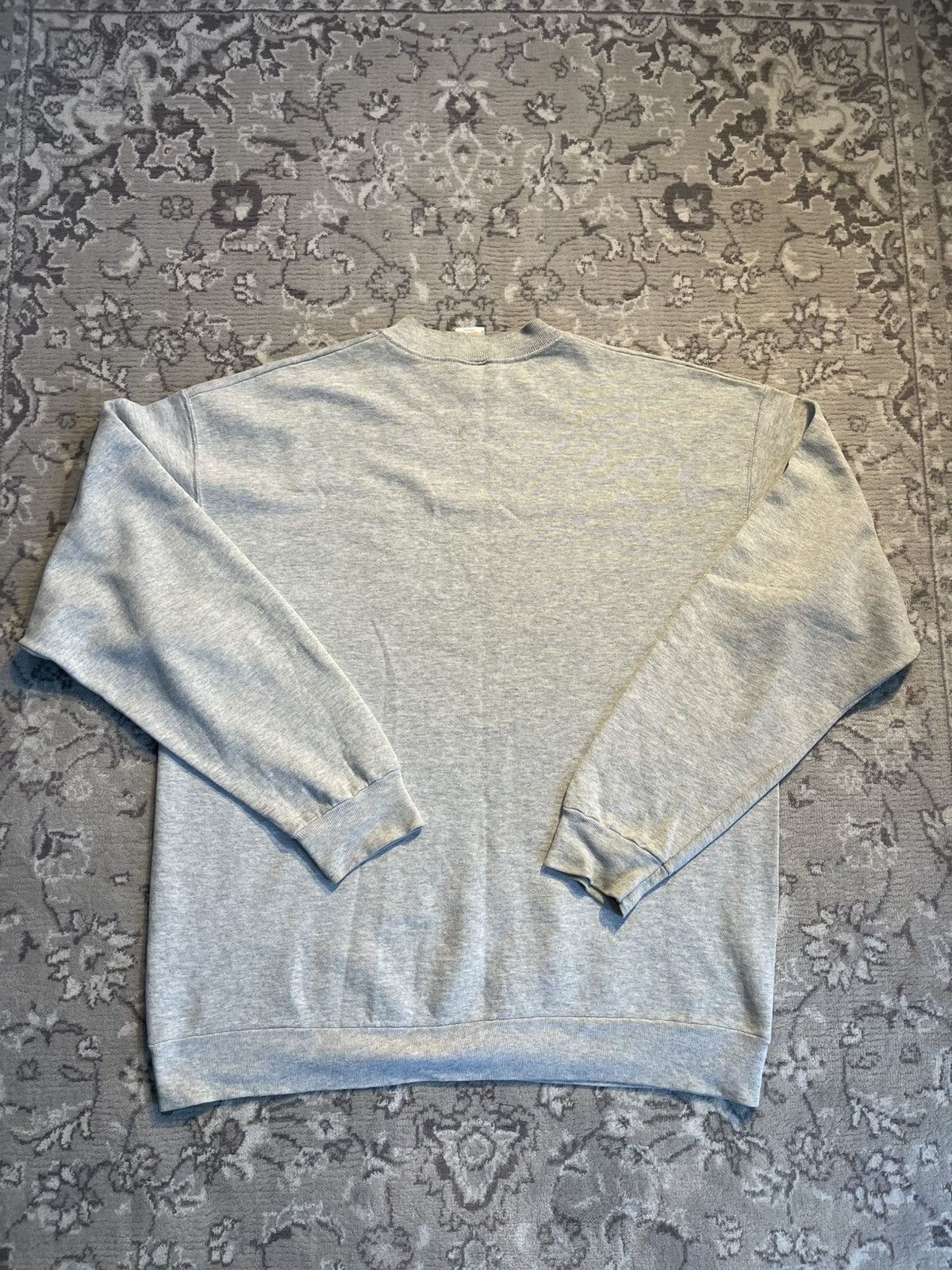 Designer × Fruit Of The Loom × Vintage Vintage Sweatshirt 90s Fruit Of The Loom Gray Size US M / EU 48-50 / 2 - 5 Thumbnail