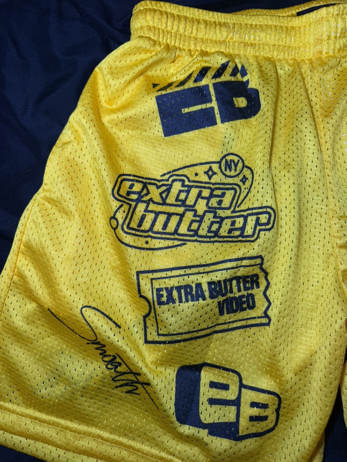 Extra Butter Legacy Mesh Yellow Shorts Size 1XL New, Men's (Size 36) — image 3 of 6
