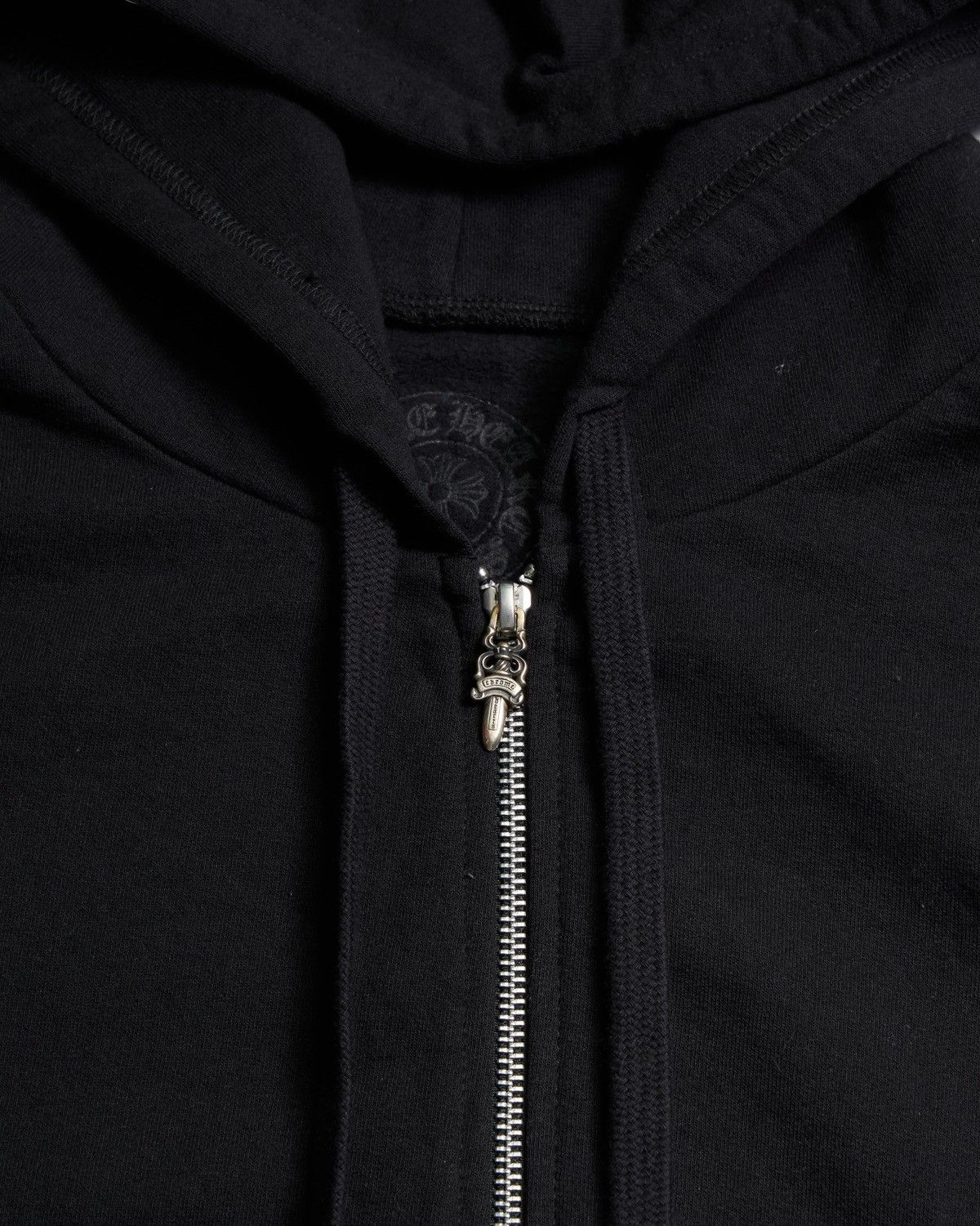 Chrome Hearts CHROME HEARTS Vertical Logo Glitter Zip Hoodie black Size US L / EU 52-54 / 3 - 5 Thumbnail