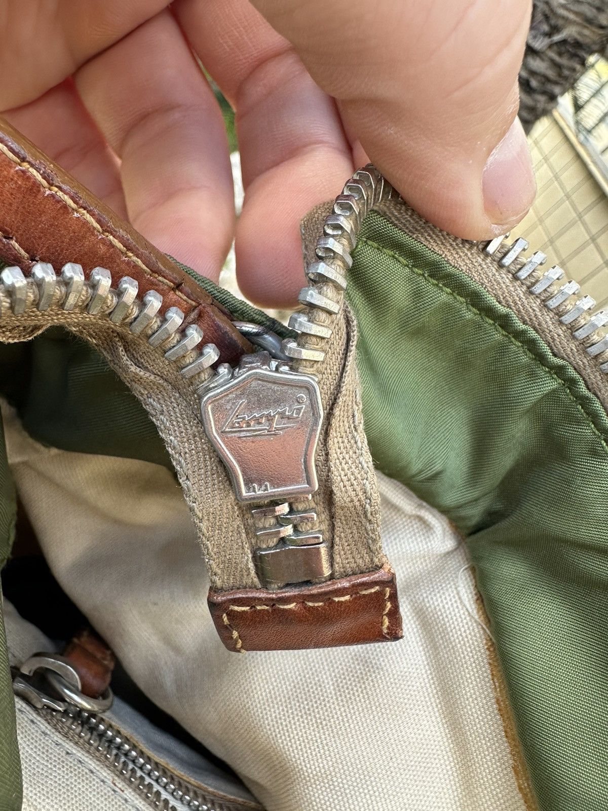 Miu Miu Miu Miu Nylon Green Bag RARE Size ONE SIZE - 10 Thumbnail