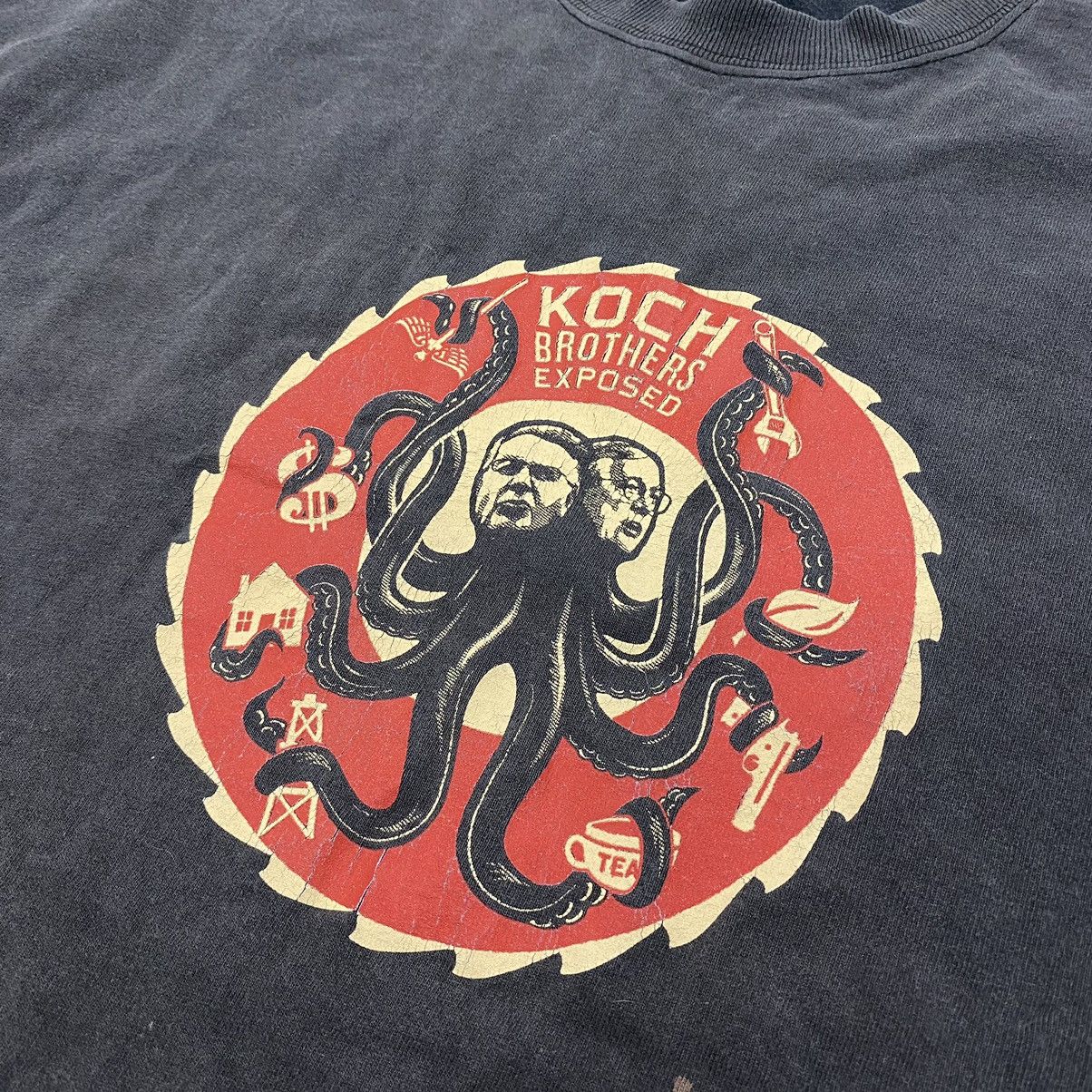 Japanese Brand × Vintage Vtg Y2K Koch Brothers Exposed Movie Promo Tee Sunfade Grunge Size US XL / EU 56 / 4 - 4 Thumbnail