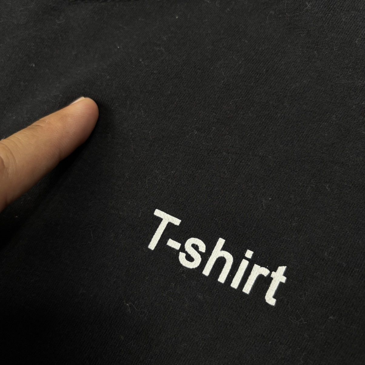 Hanes × Vetements Vetements Hanes 2017 "T-Shirt Definition" Tee in black Size US L / EU 52-54 / 3 - 2 Thumbnail