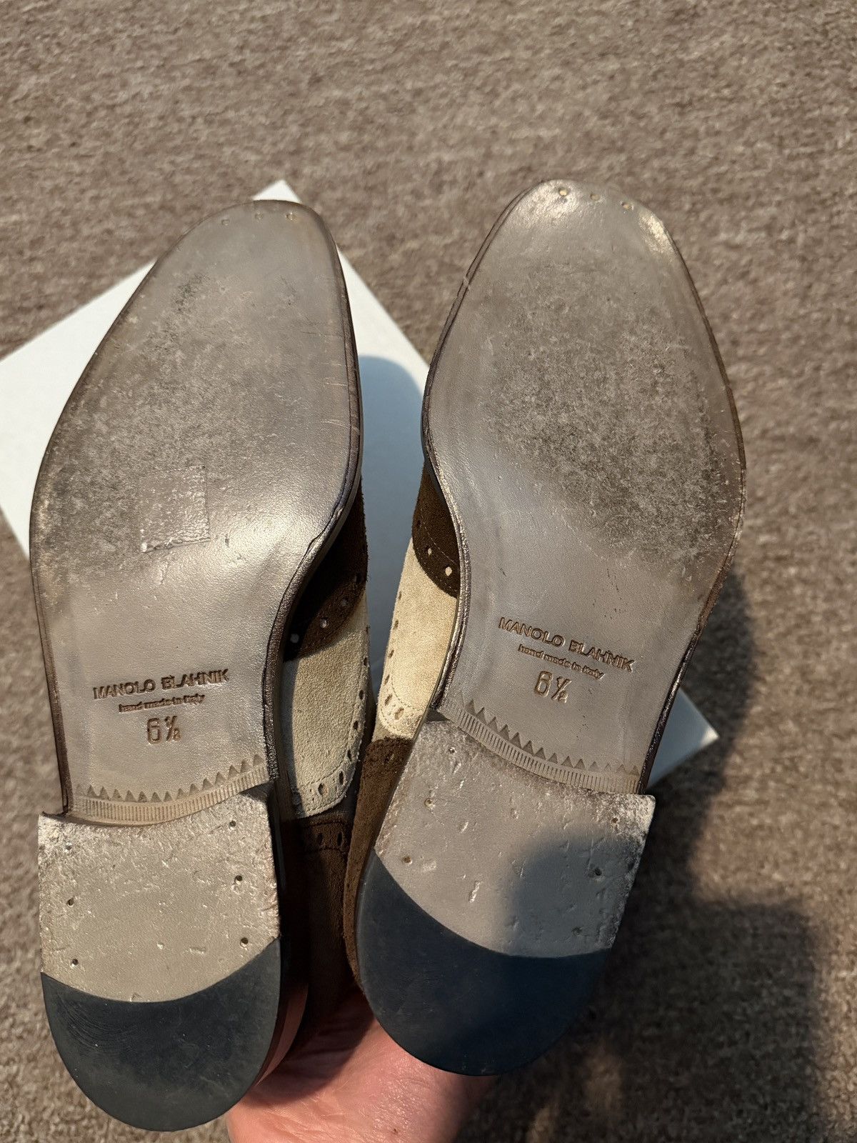Manolo Blahnik Manolo Blahnik Crosta Oxfords Size US 6.5 / EU 39-40 - 5 Thumbnail