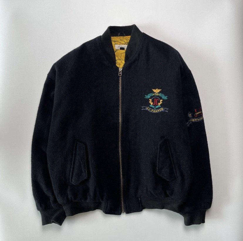 Vintage Bomber Wool Vintage Jacket Size US L / EU 52-54 / 3 - 1 Thumbnail