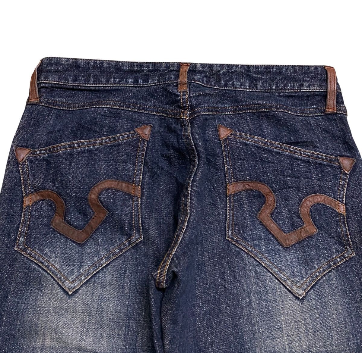 Obelisk Very Rare Vintage Brand Obelisk Flared Ripped Jeans 1990s Size US 30 / EU 46 - 4 Thumbnail