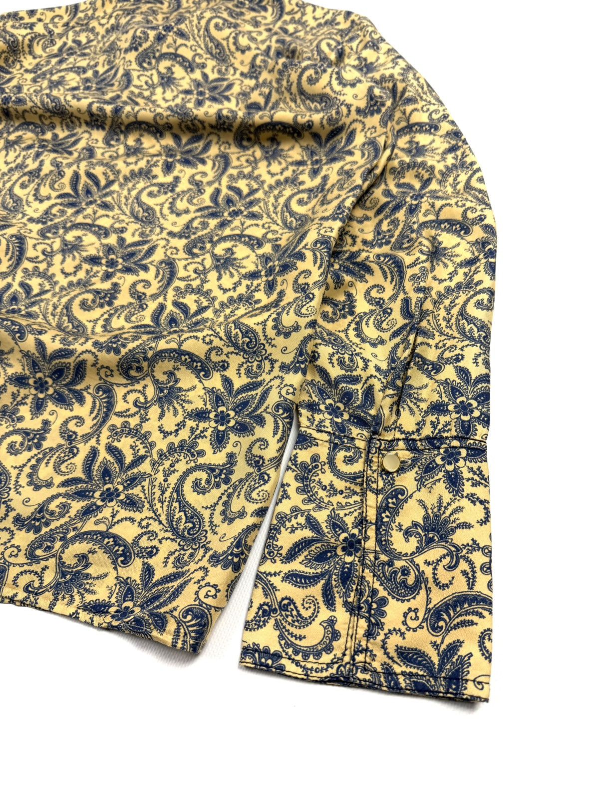 Sandro rare Sandro Paris 100% Silk Paisley Button Up Shirt Blouse Size L / US 10 / IT 46 - 14 Thumbnail