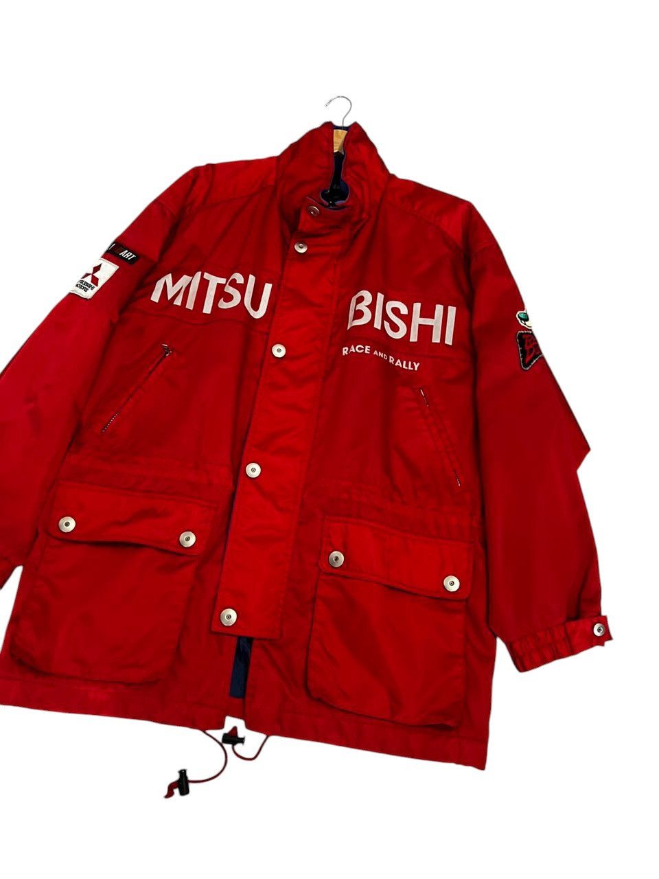 Vintage Vintage Mitsubishi Rally Art Long Jacket Size US XL / EU 56 / 4 - 5 Thumbnail