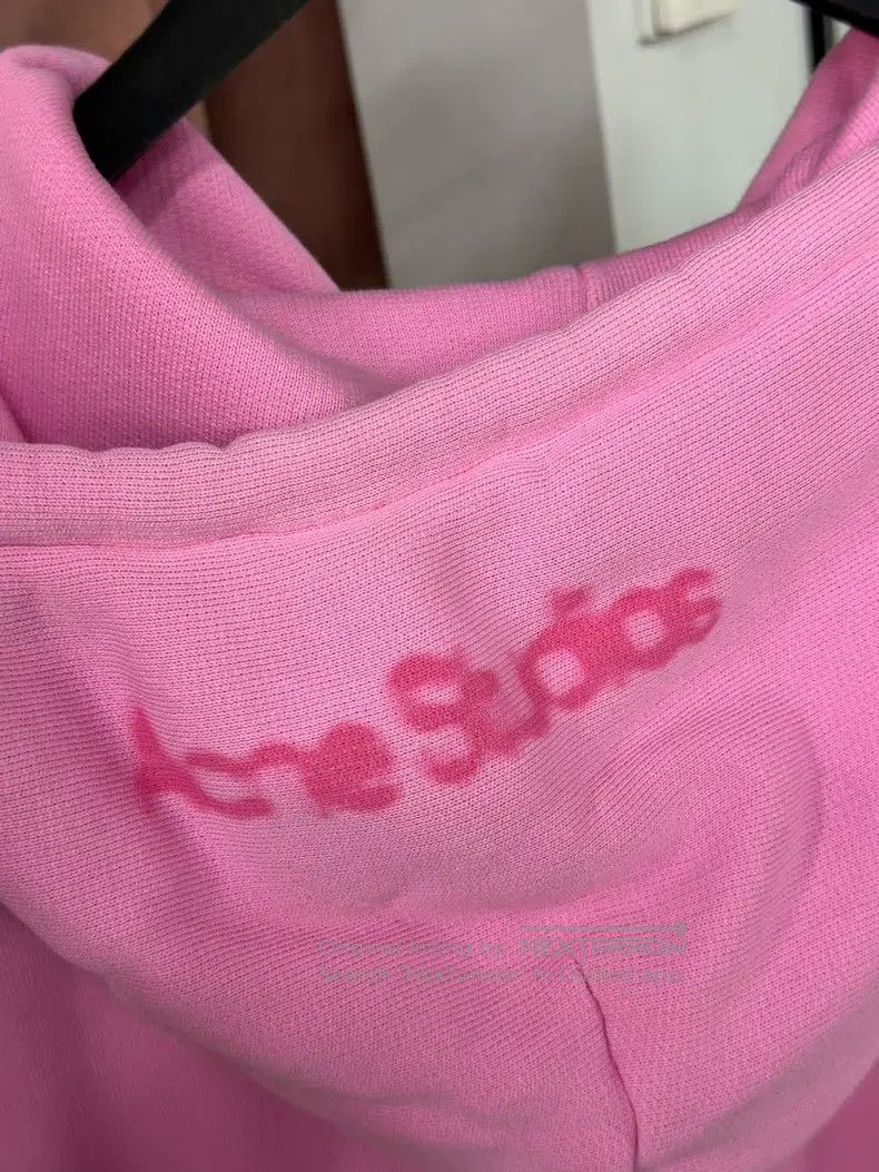 Acne Studios Acne Studios Pink Hooded Sweatshirt Size XXS / US 00 / IT 34 - 2 Thumbnail