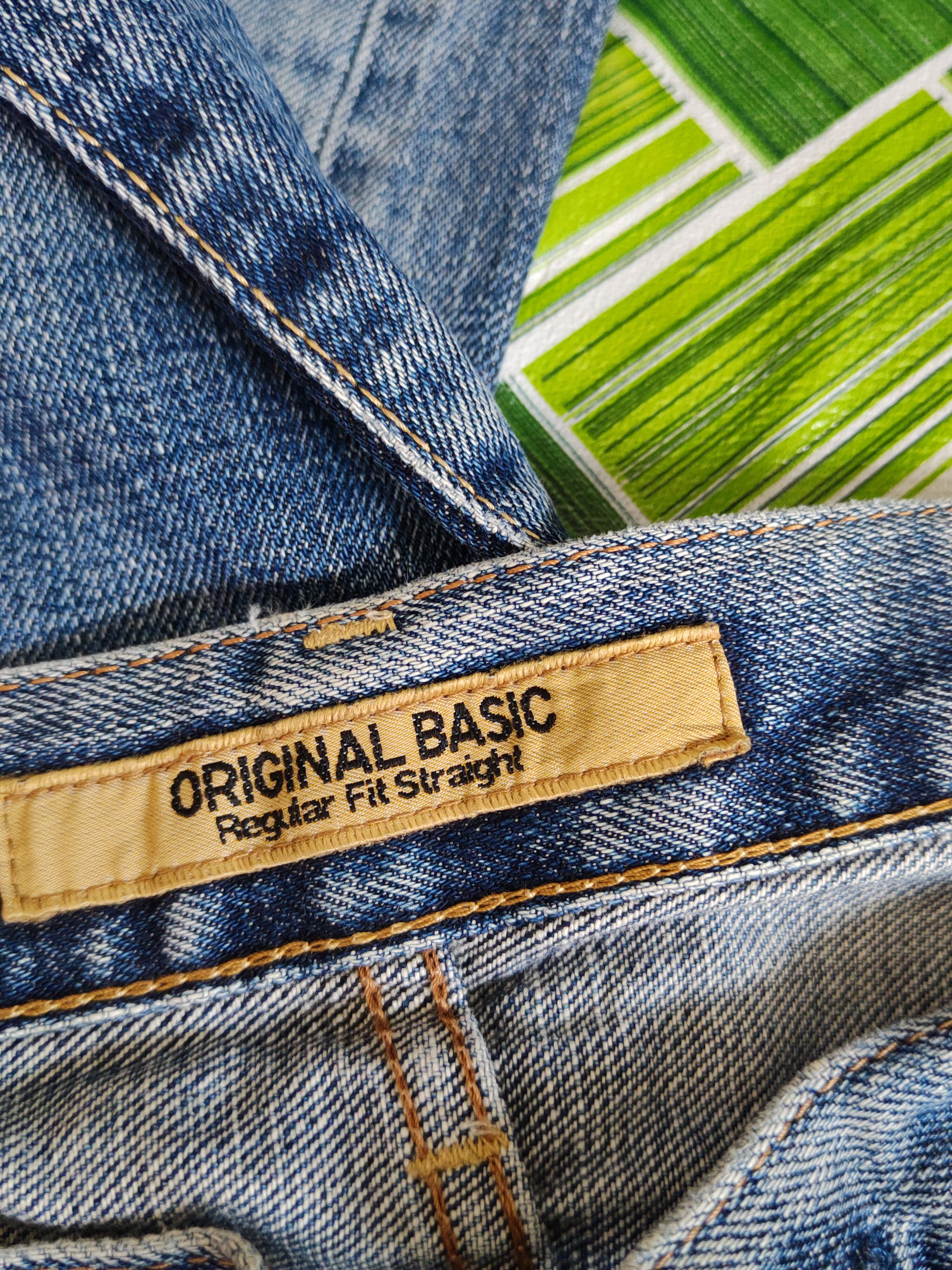 Japanese Brand DL Uniqlo Blue Distressed Ripped Jeans #S2197 Size US 38 / EU 54 - 15 Thumbnail