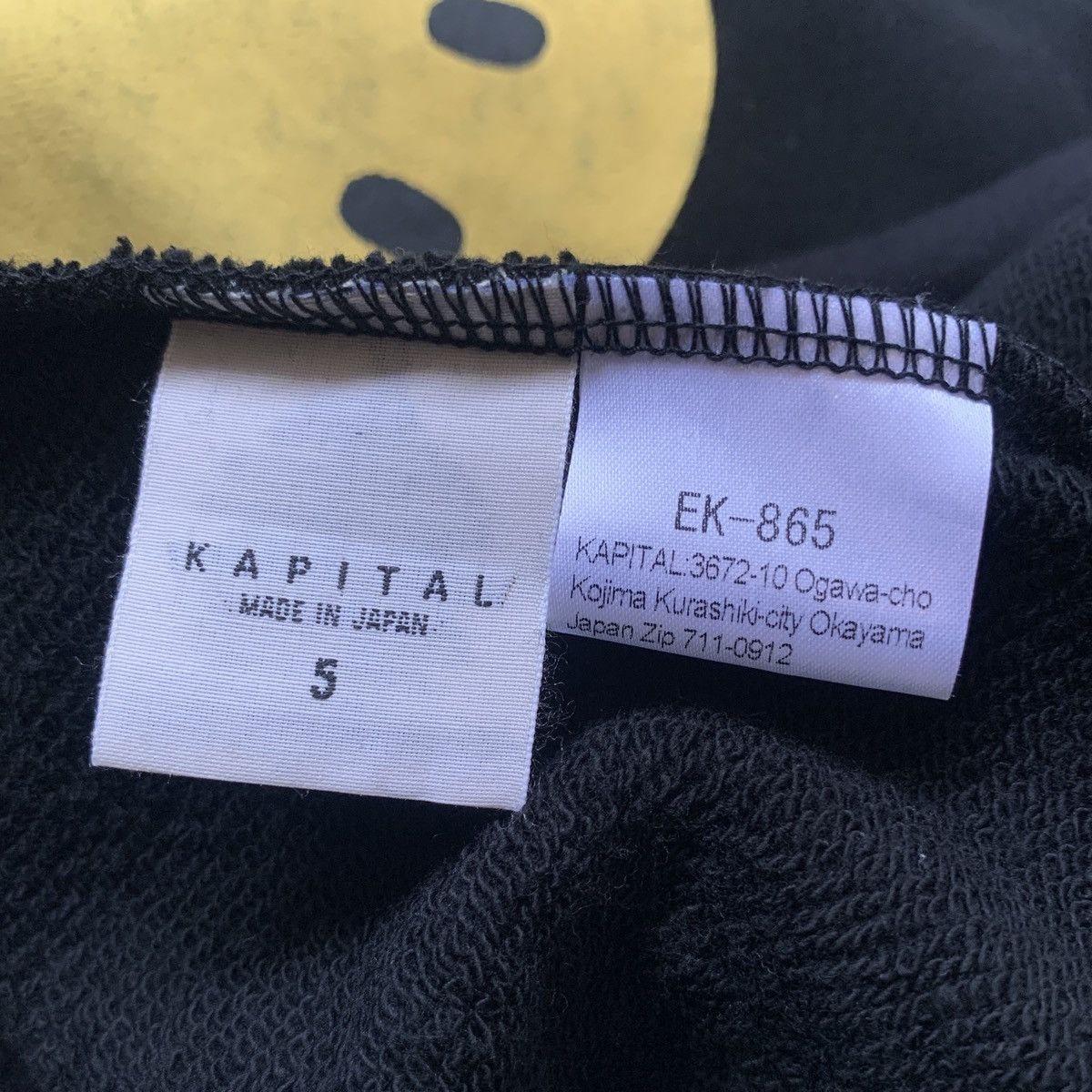 Kapital × Kapital Kountry KAPITAL SMILEY PATCH CREWNECK Size US XL / EU 56 / 4 - 6 Thumbnail