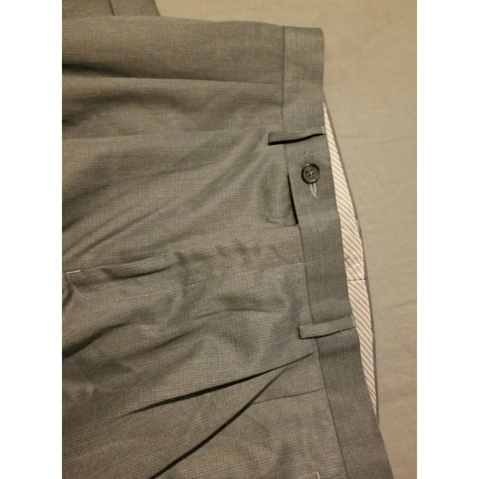 Polo Ralph Lauren Mens Polo Ralph Lauren Dress Pants Gray Khaki Chino Trouser 34x32 Slack Size US S / EU 44-46 / 1 - 6 Thumbnail
