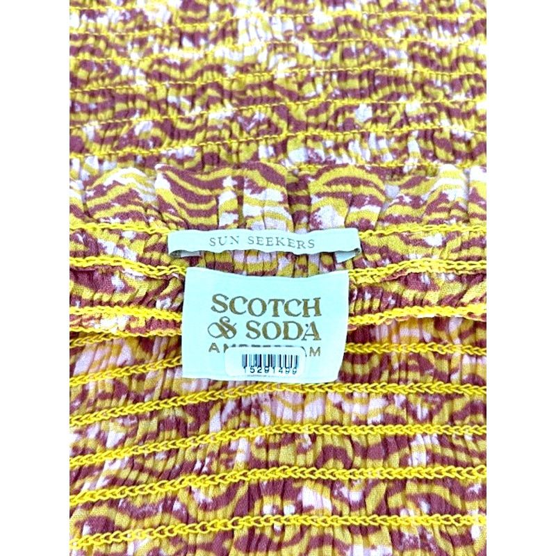 Scotch & Soda Scotch & Soda Smocked Peplum Beach Tank Top Size S / US 4 / IT 40 - 6 Thumbnail