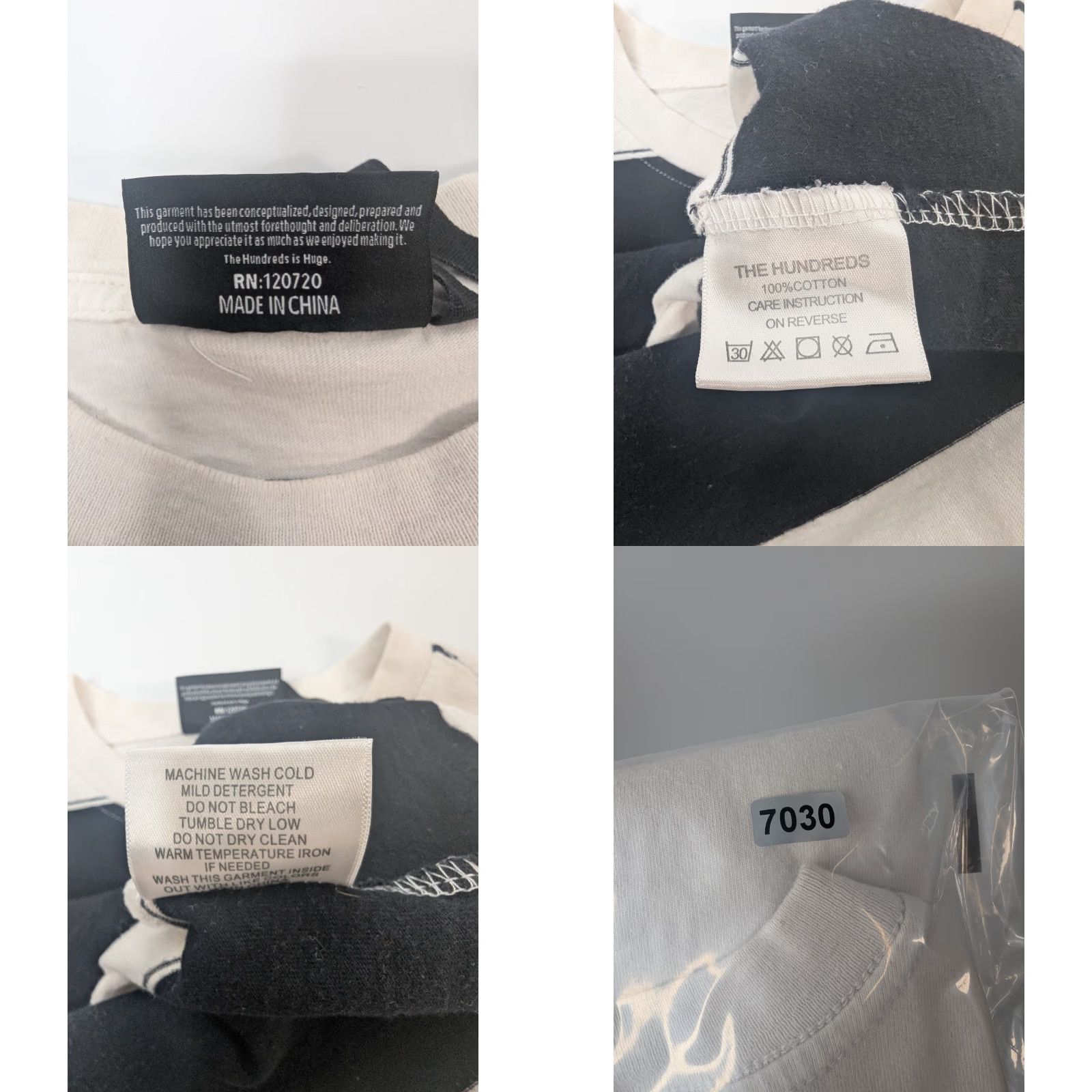 The Hundreds The Hundreds Shirt Men's M Black White Stripes Streetwear Y2K Logo Short Sleeve Crew Neck Cotton Regular Vintage: No (if allowed) Size US M / EU 48-50 / 2 - 8 Thumbnail