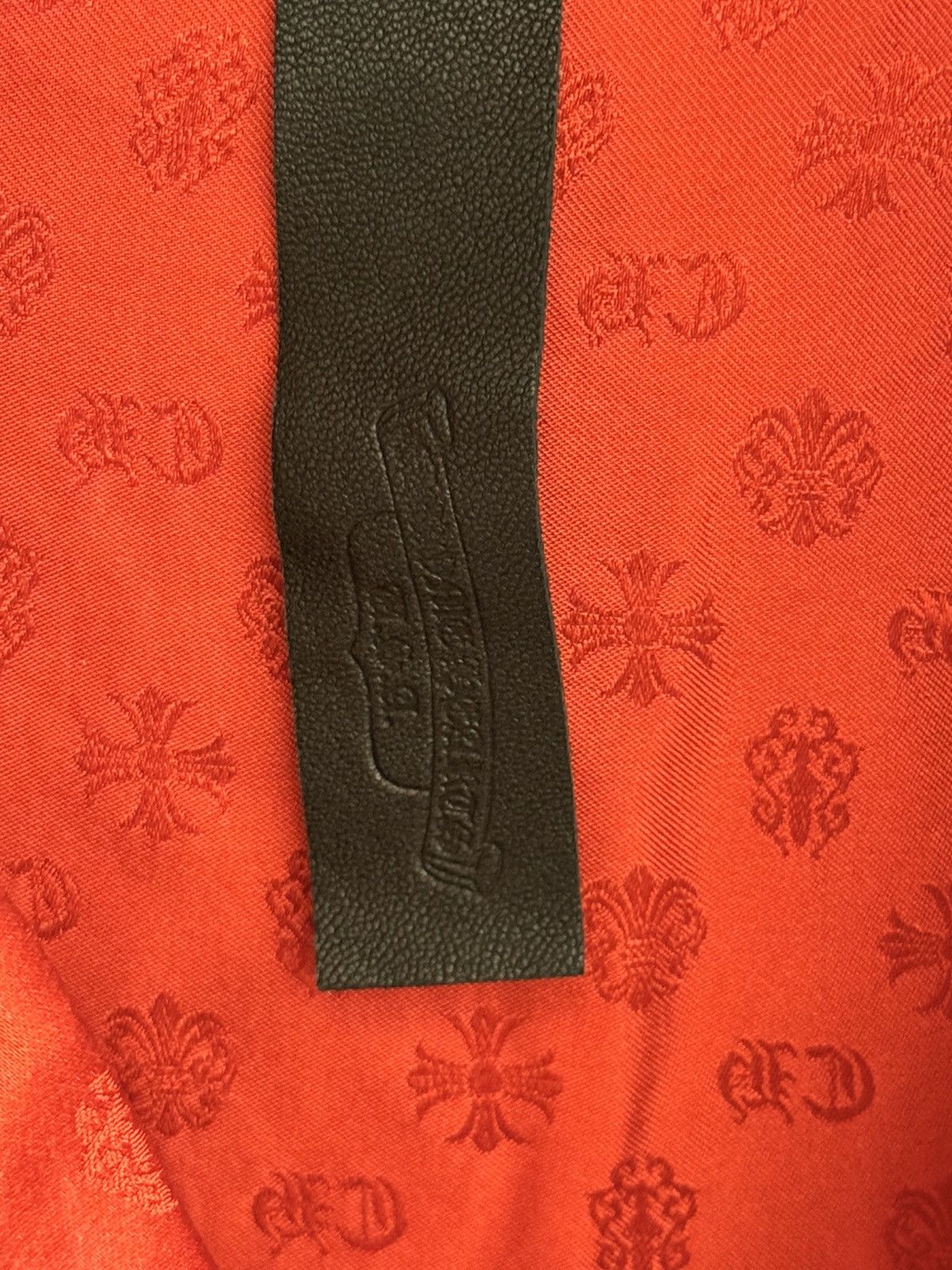 Chrome Hearts Chrome Hearts Cross Print Silk Pajama Shirt Size US XXL / EU 58 / 5 - 5 Thumbnail