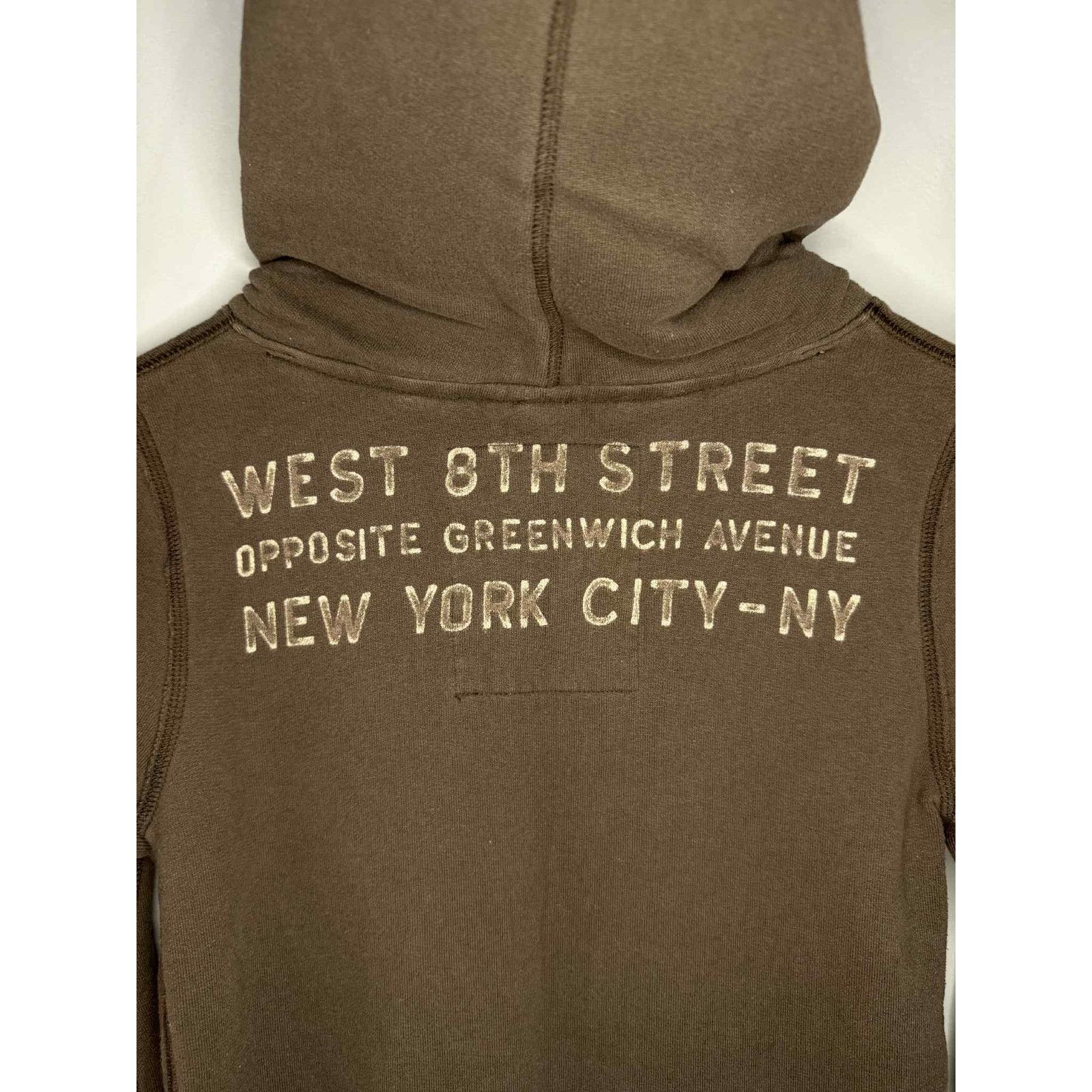 Ruehl No. 925 RUEHL No. 925 West 8th Street Graphic Hoodie Brown Womens M Size M / US 6-8 / IT 42-44 - 6 Thumbnail