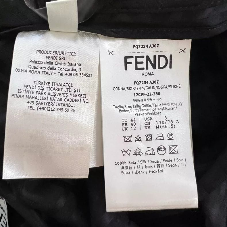 Fendi Fendi Monogram ALine Skirt Size 44 Size US 44 / EU 60 - 5 Thumbnail