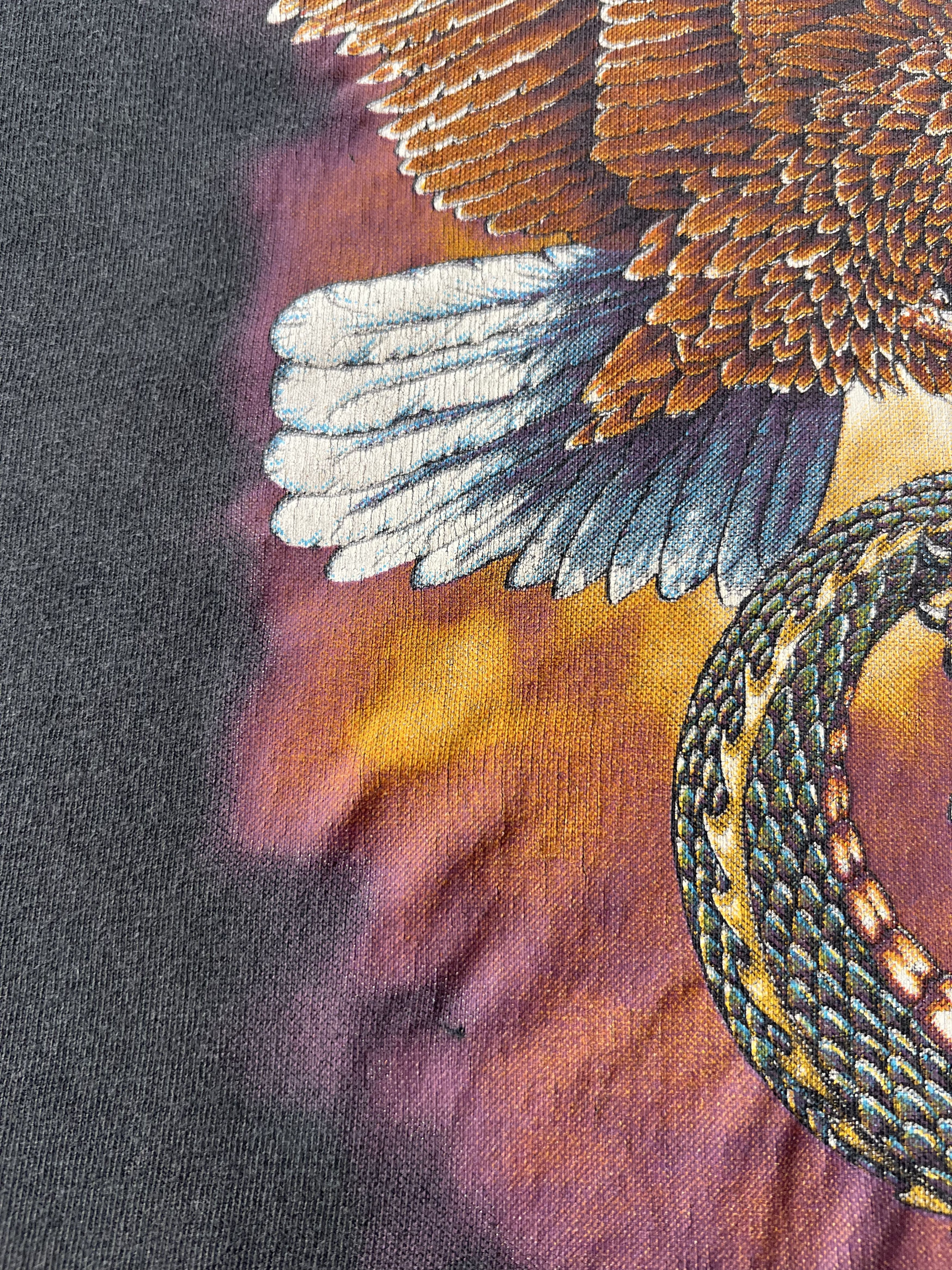 Harley Davidson Vintage 1993 Harley Davidson Eagle Dragon Sturgis T-shirt Size US M / EU 48-50 / 2 - 7 Thumbnail