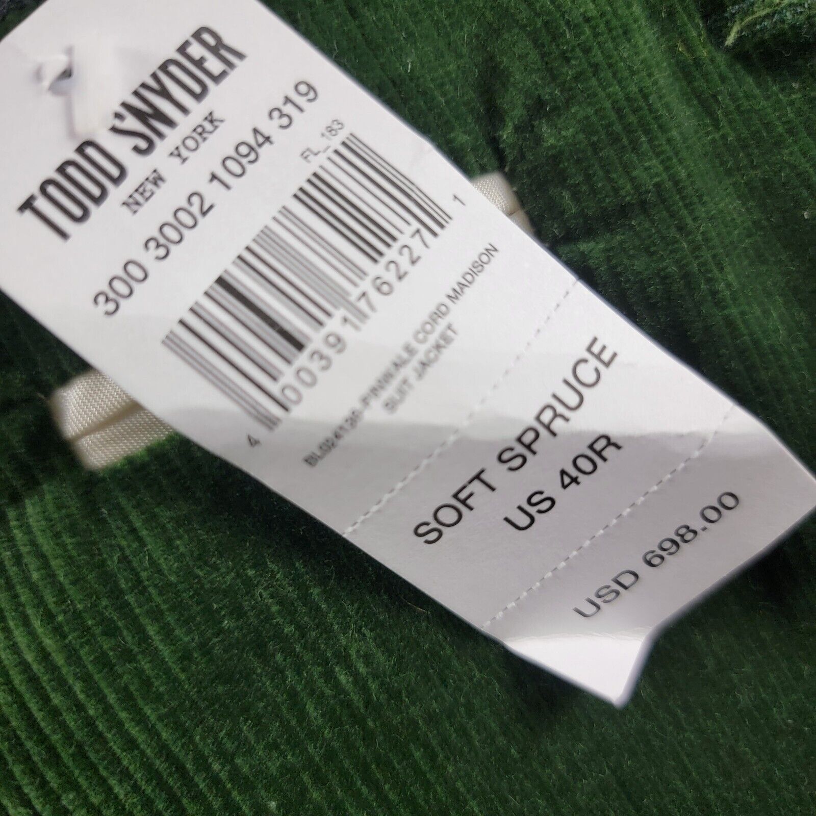 Todd Snyder Todd Snyder Italian Corduroy Madison Suit Jacket Size 40R - 14 Thumbnail