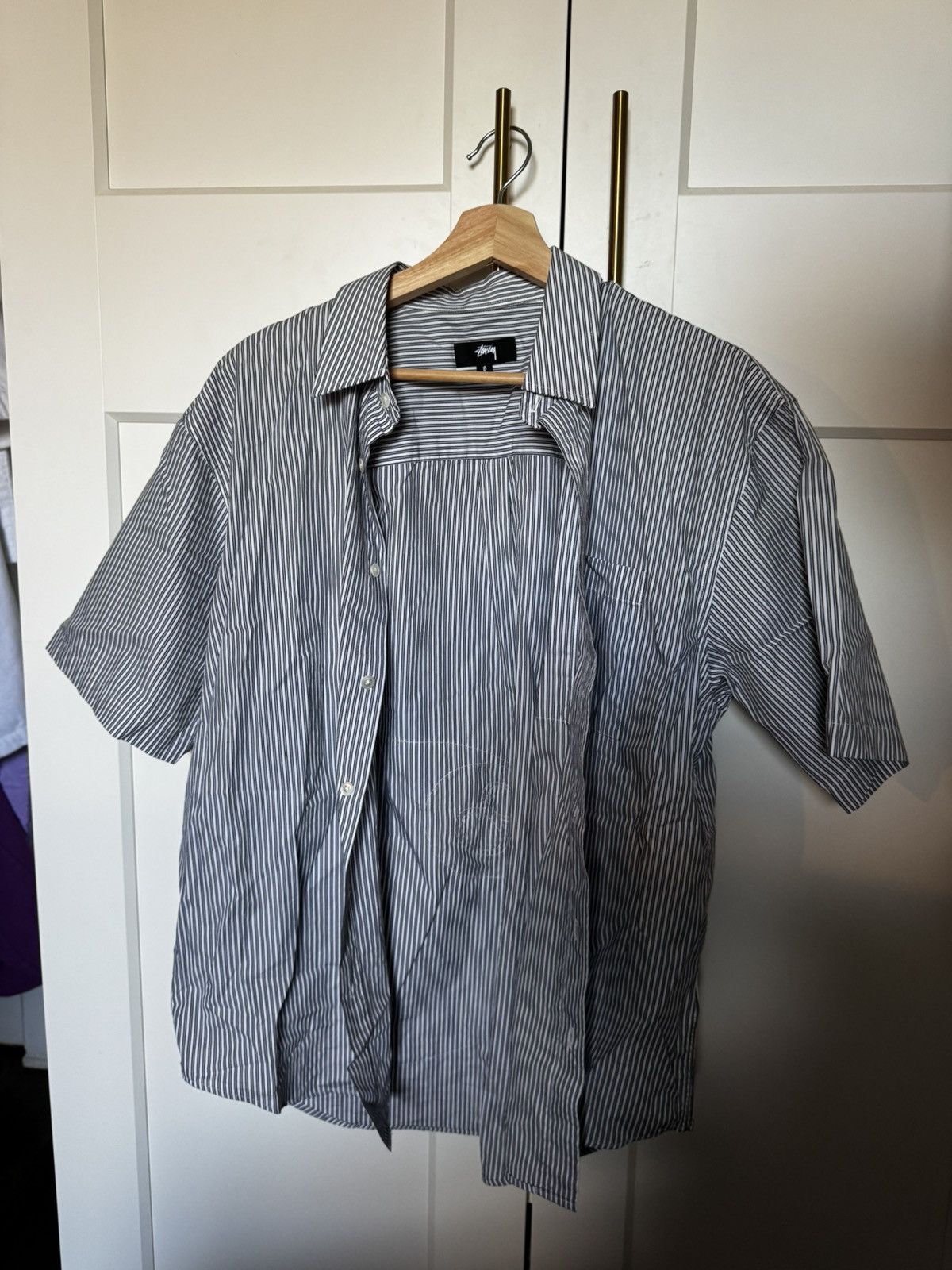 Stussy Stussy 8ball Short Sleeve Embroidered Button-Up Size US S / EU 44-46 / 1 - 1 Thumbnail