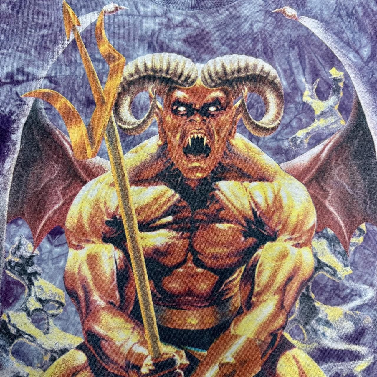 Other Vintage 90s Devil Satan Lucifer Demon men's t-shirt size L Size US L / EU 52-54 / 3 - 3 Thumbnail