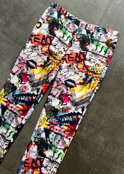 Nozomi Ishiguro Nozomi Ishiguro Graffiti Manga Print Pants Size US 39 - 4 Thumbnail