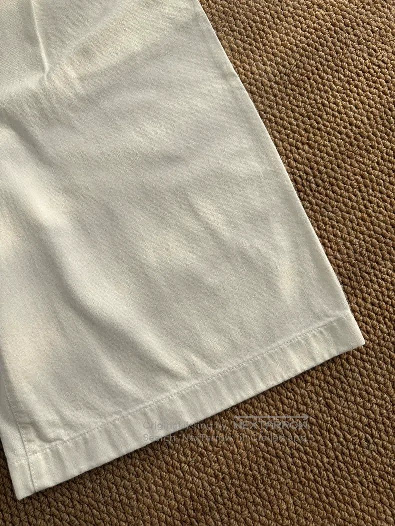 Fendi Fendi Casual and slim five-section wide-leg jeans - white Size 24" / US 00 / IT 34 - 3 Thumbnail