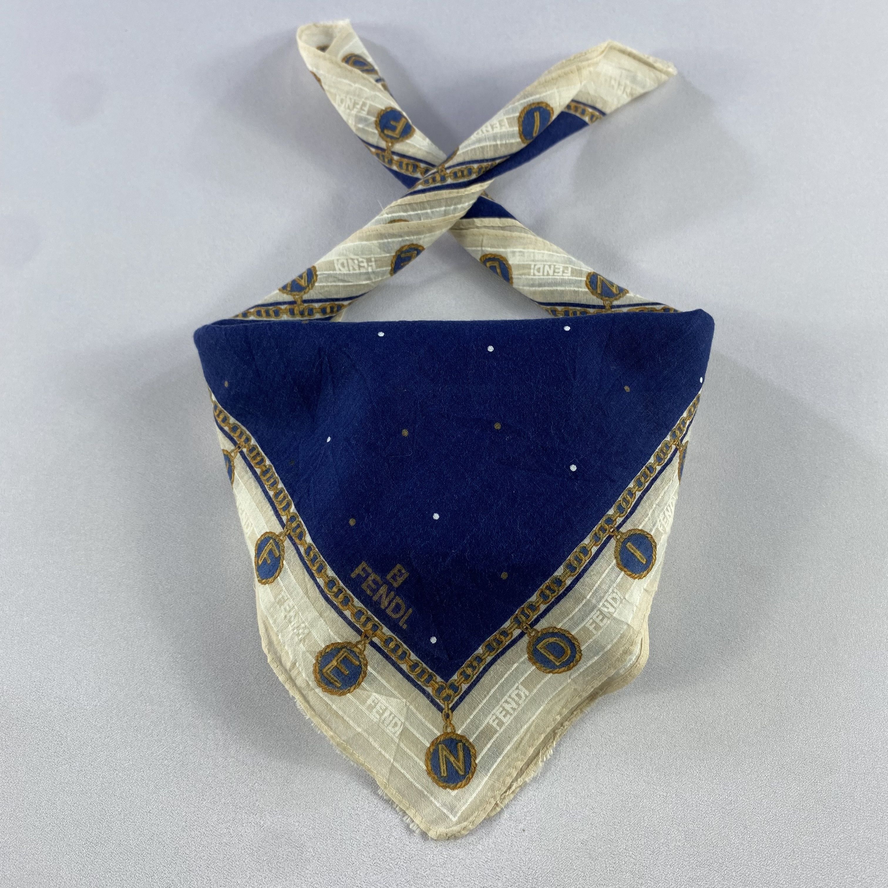 Vintage Fendi Bandana/ Handkerchief / Neckerchief Size ONE SIZE - 1 Thumbnail