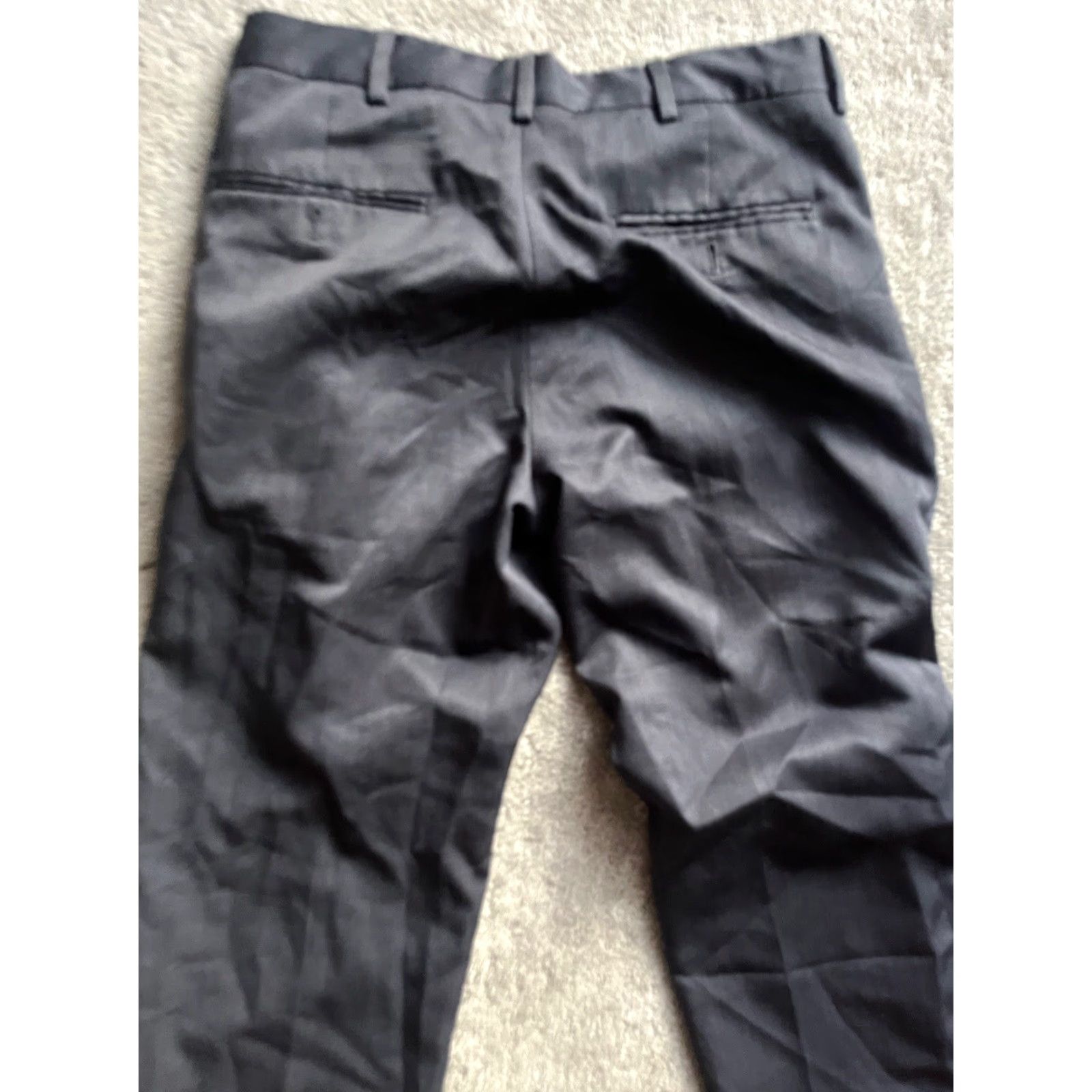 Kenneth Cole Kenneth Cole Reaction Mens Dress Pants Dark Navy Blue Flat Front Size 32x30 Size US 32 / EU 48 - 4 Thumbnail
