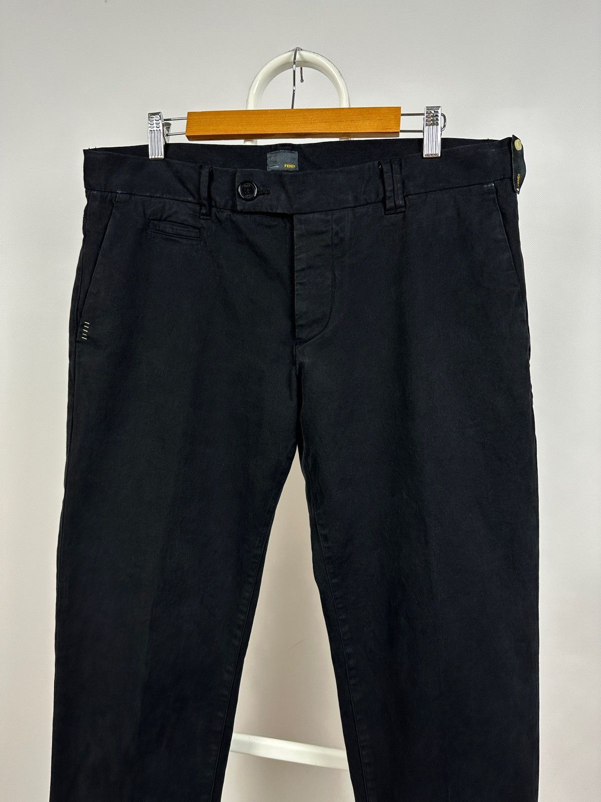 Fendi Fendi Black Trousers Pants Size US 34 / EU 50 - 1 Thumbnail
