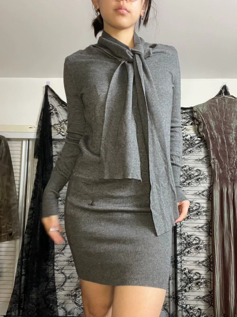 Vivienne Westwood Vivienne Westwood A knitted dress with a tie Size M / US 6-8 / IT 42-44 - 1 Thumbnail
