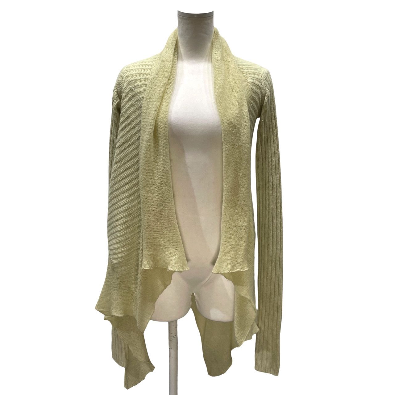 Rick Owens Phlegethon SS21 Long Draped Wool Cardigan | Grailed