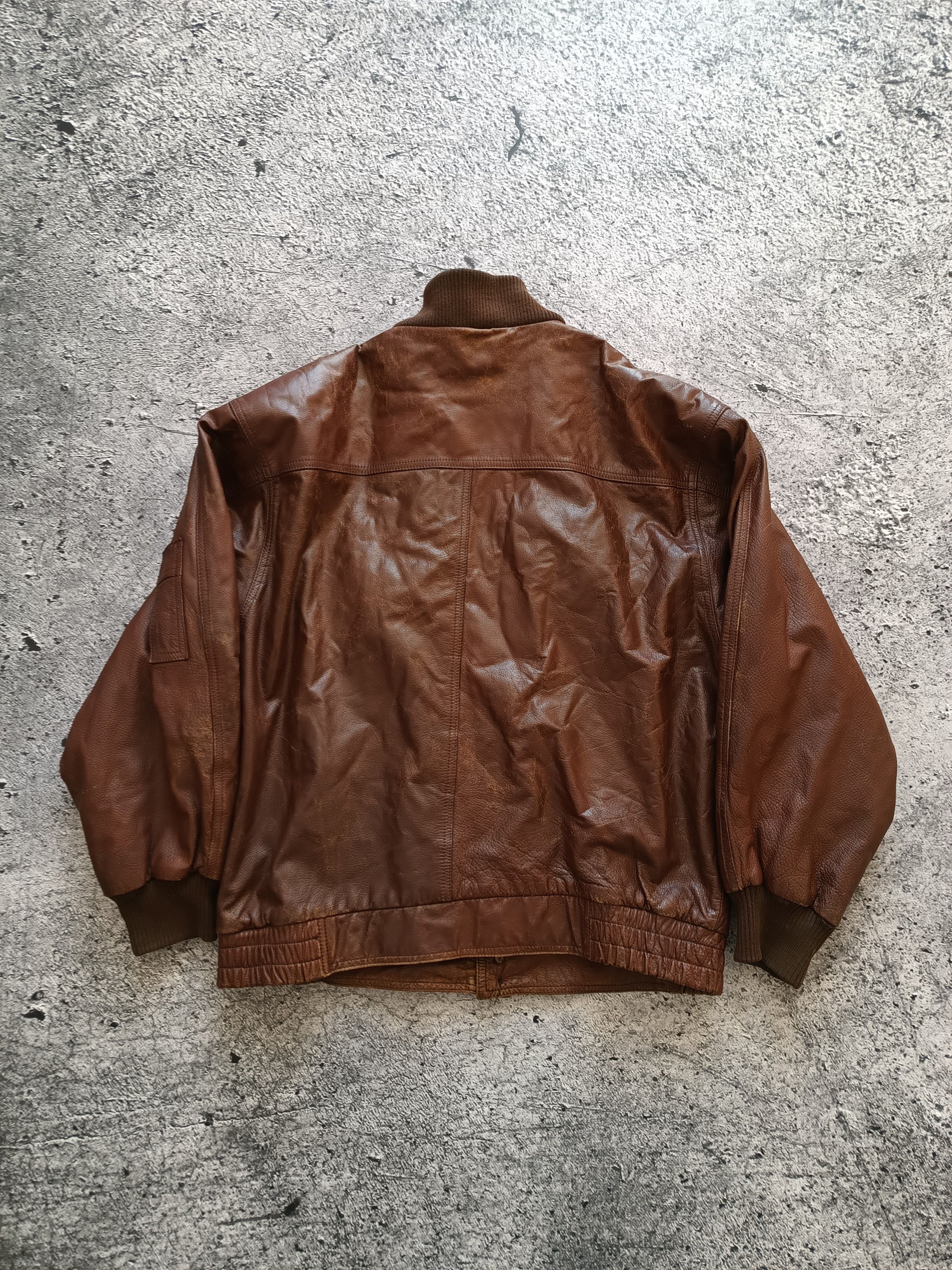 Vintage Vintage 90s Leather Motorcycle Jacket Premium Leather Size US M / EU 48-50 / 2 - 11 Thumbnail