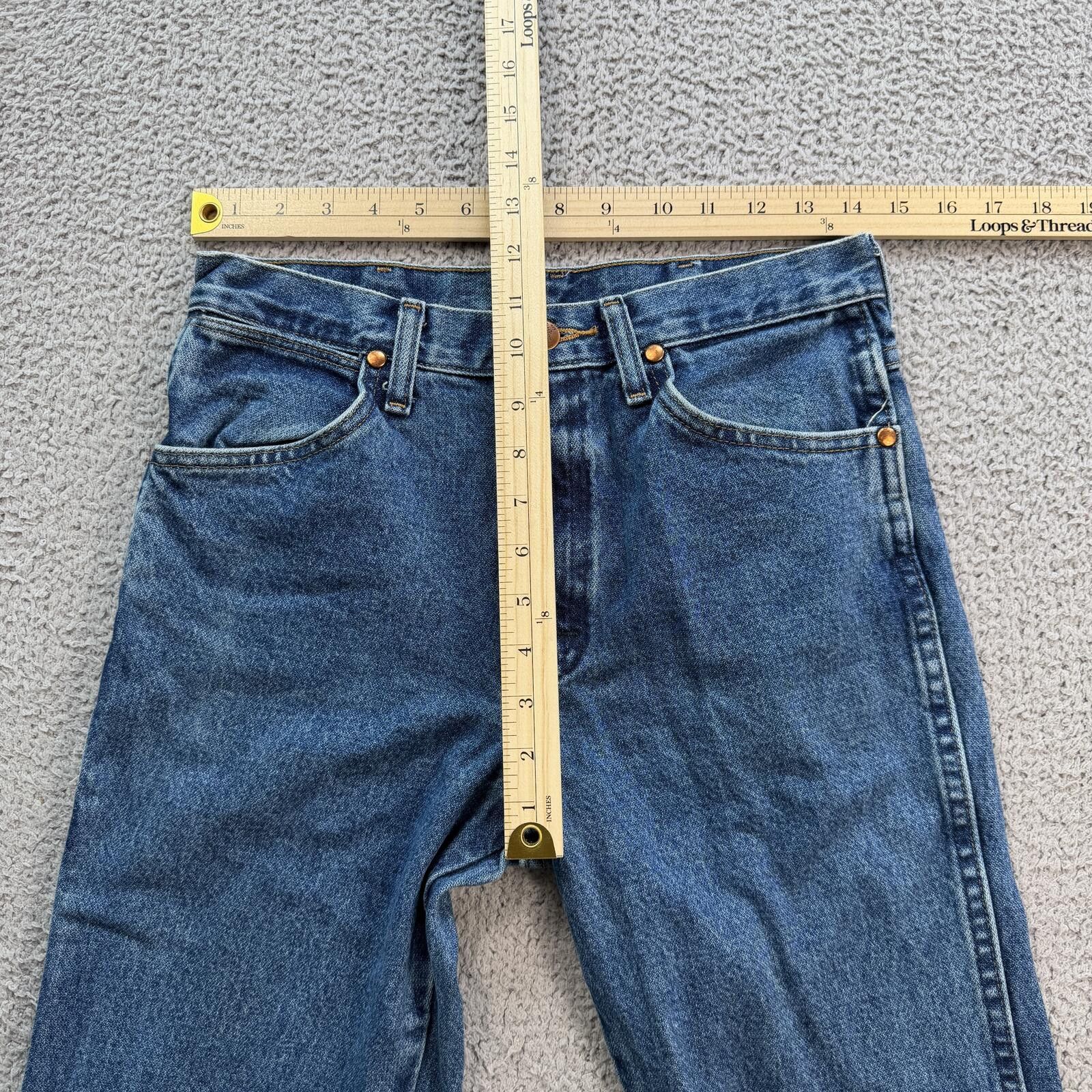 Wrangler Vintage Wrangler 936 Slim Fit Jeans 29x32 Light Wash Cowboy Size US 29 - 3 Thumbnail