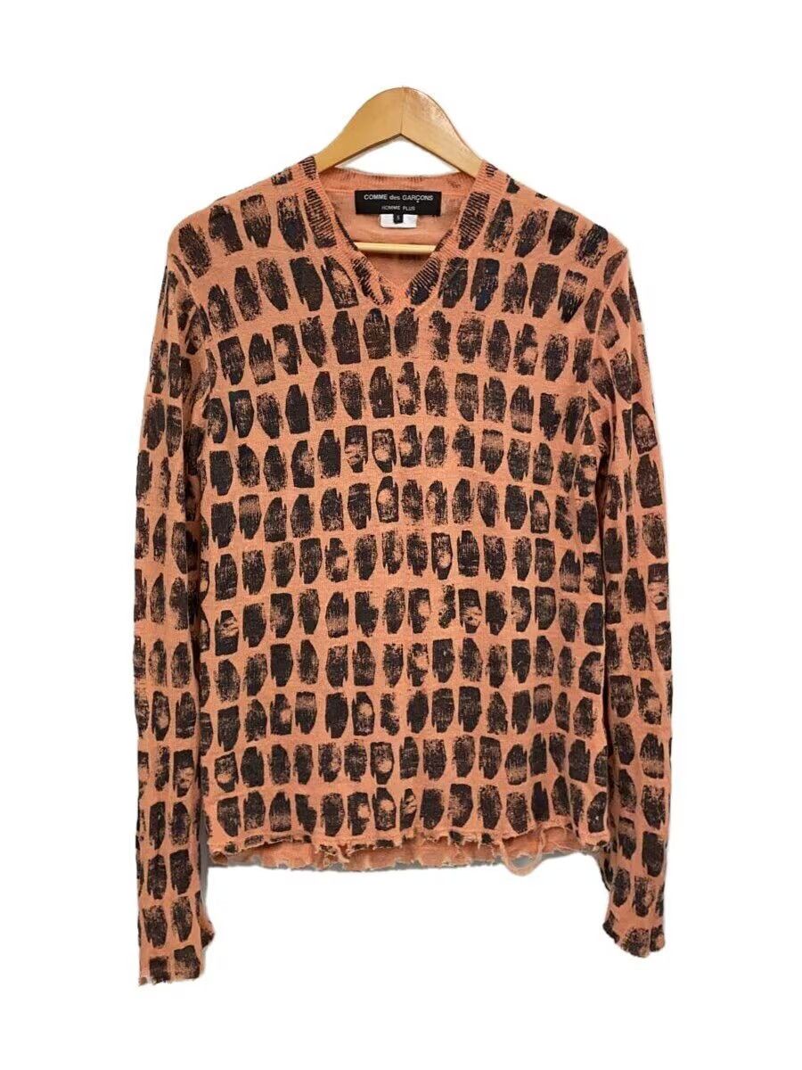 Comme des Garcons × Comme des Garcons Homme Plus Paint Stroke Wool Knit Cardigan Size US S / EU 44-46 / 1 - 1 Thumbnail