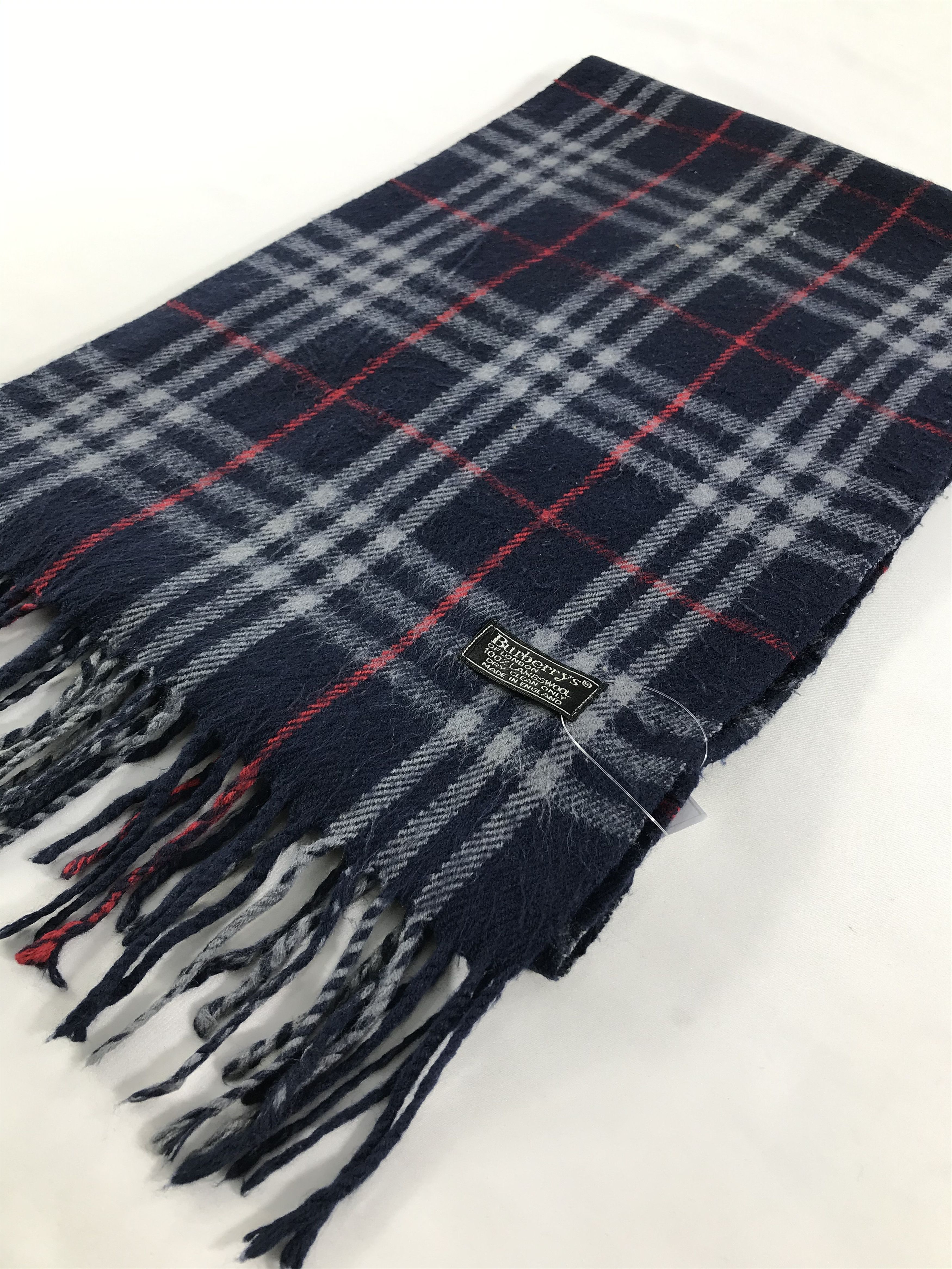 Burberry × Vintage Burberry Scarf / Muffler / Neckwear - WW2683 Size ONE SIZE - 3 Thumbnail