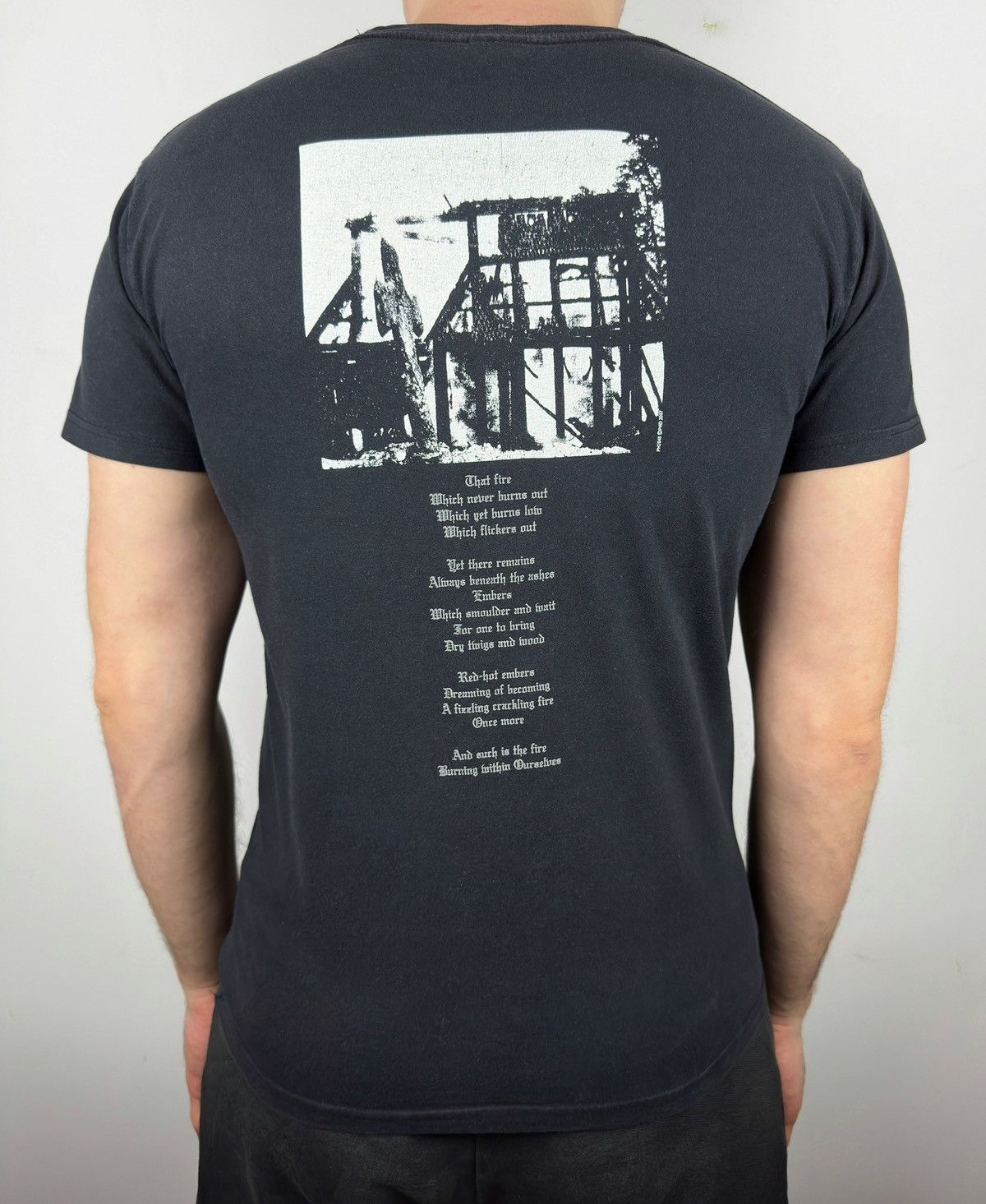 Band Tees Burzum Aske Black Metal Graphic T Shirt Tee Size US M / EU 48-50 / 2 - 7 Thumbnail