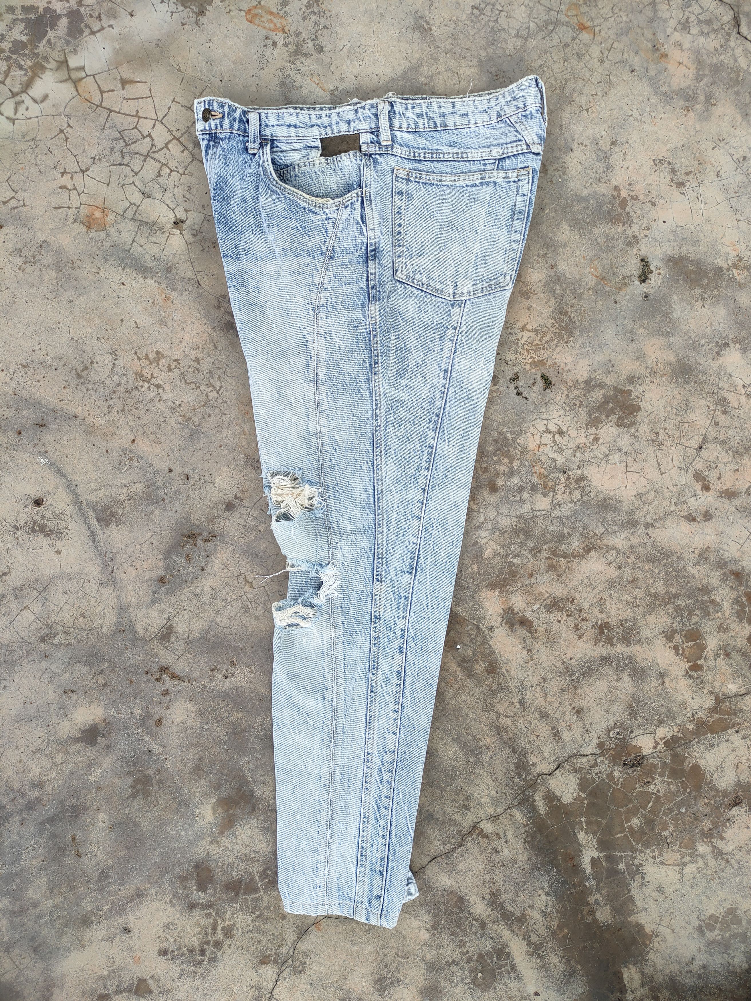 Seditionaries × Wrangler VINTAGE EURO WRANGLER FADED DISTRESSED JEANS DENIM PANTS Size US 36 / EU 52 - 16 Thumbnail